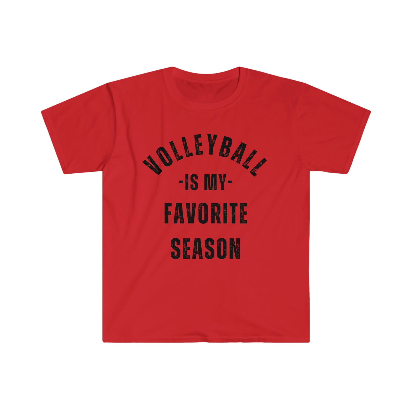 Volleyball is my favorite season Gildan Unisex Softstyle T-Shirt