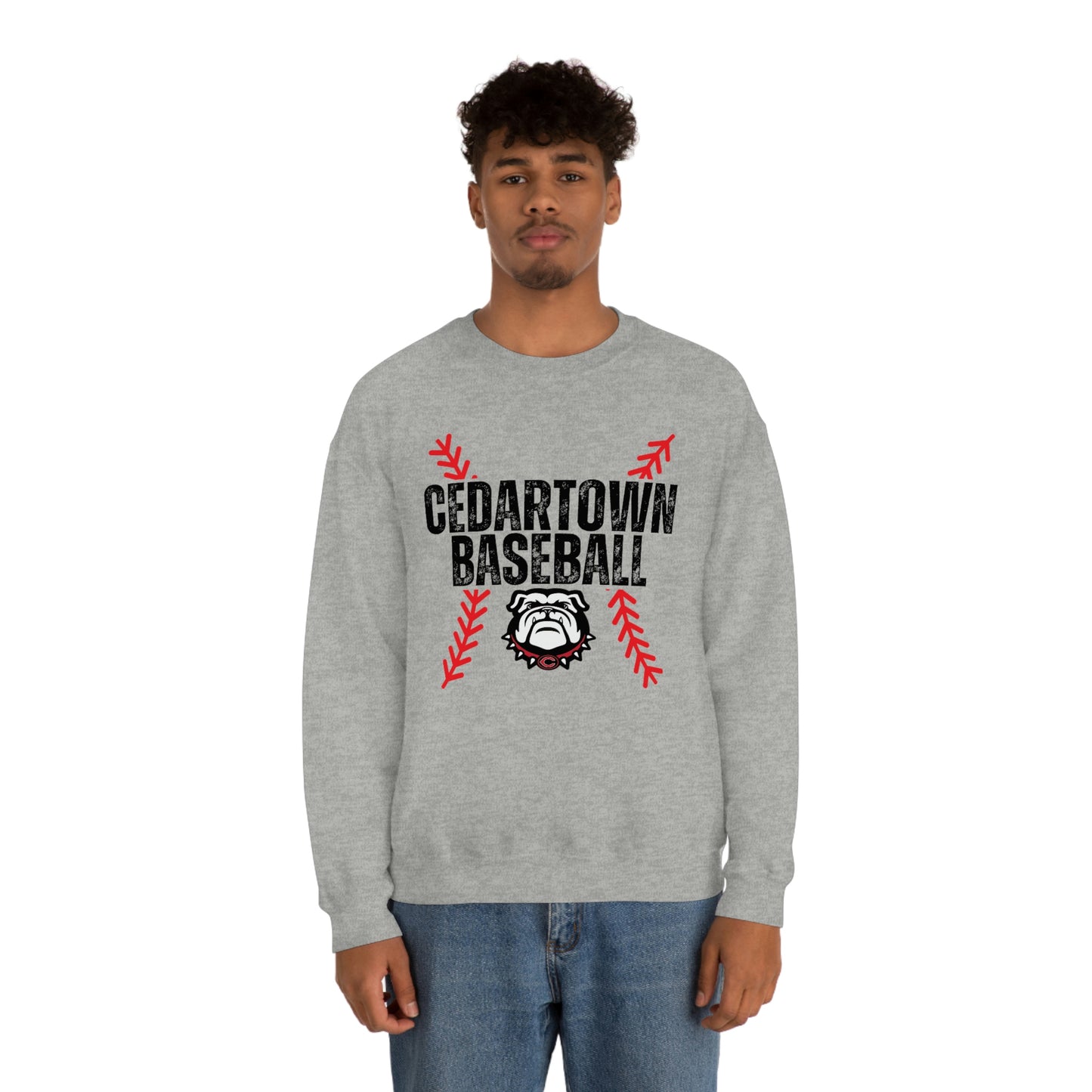 Cedartown Baseball Gildan 18000 Unisex Heavy Blend Crewneck Sweatshirt