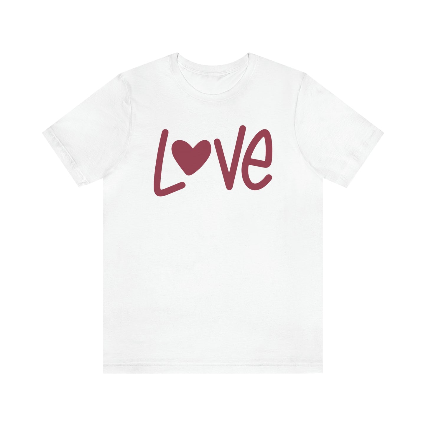 Love Valentine Shirt Unisex Jersey Short Sleeve Tee