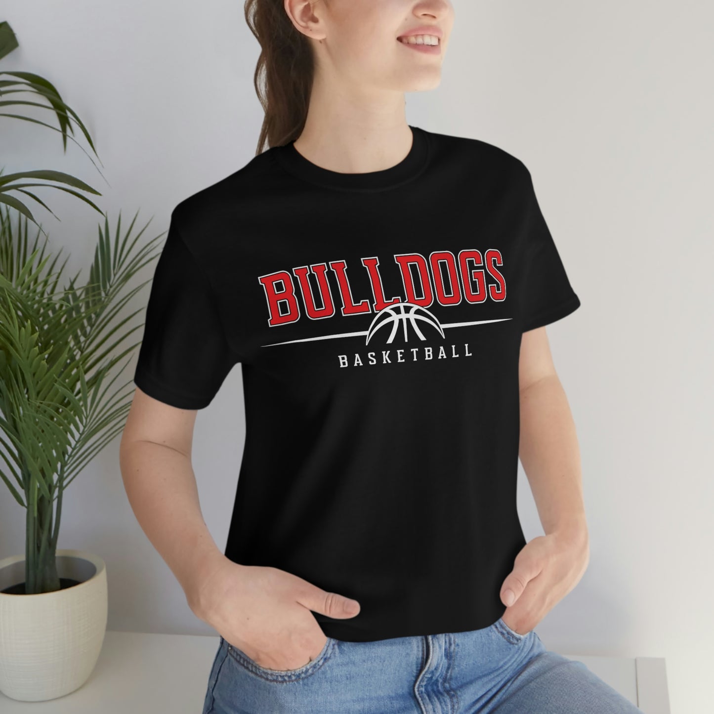 Bulldog Basketball Shirt Soft Style Unisex Jersey Short Sleeve Tee