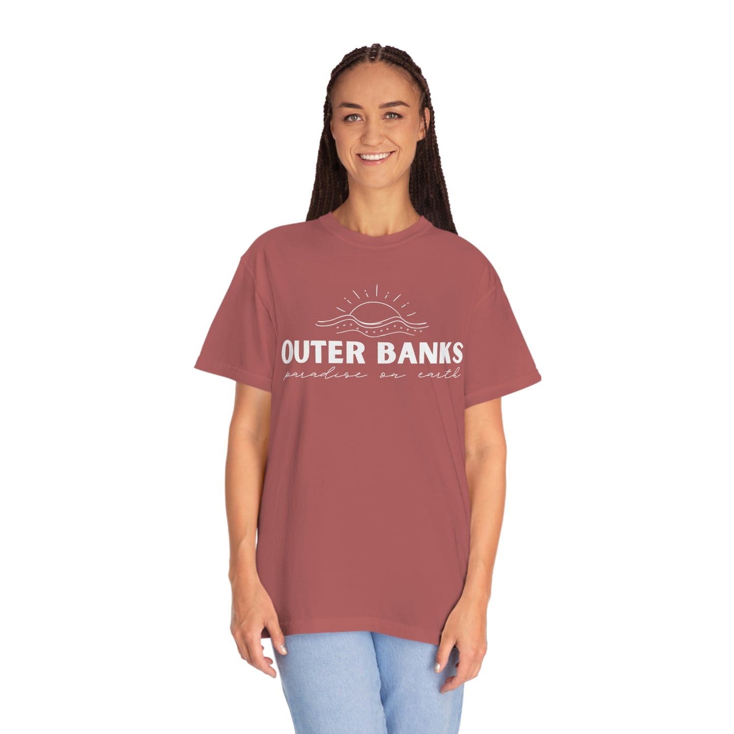 Outer Banks OBX Paradise on Earth Comfort Colors 1717 Unisex Garment-Dyed T-shirt