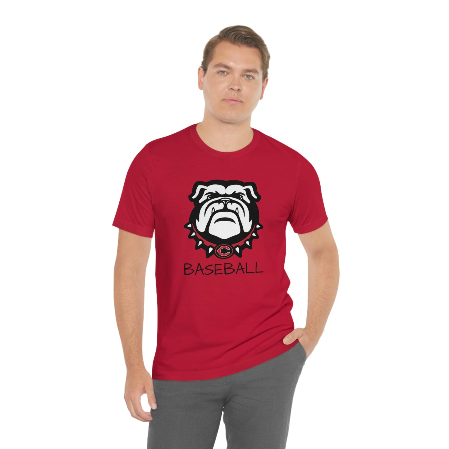 Bulldog Baseball Bella+Canvas 3001 Unisex Jersey Short Sleeve Tee