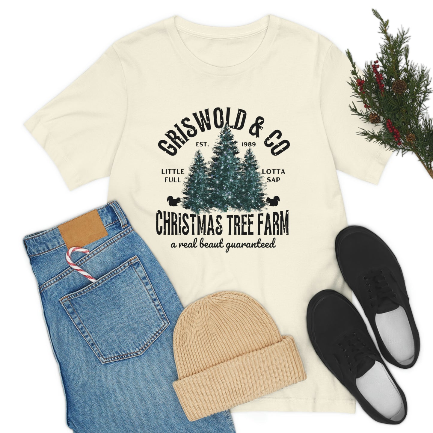 Christmas Griswold Tree Farm Unisex Jersey Short Sleeve Tee