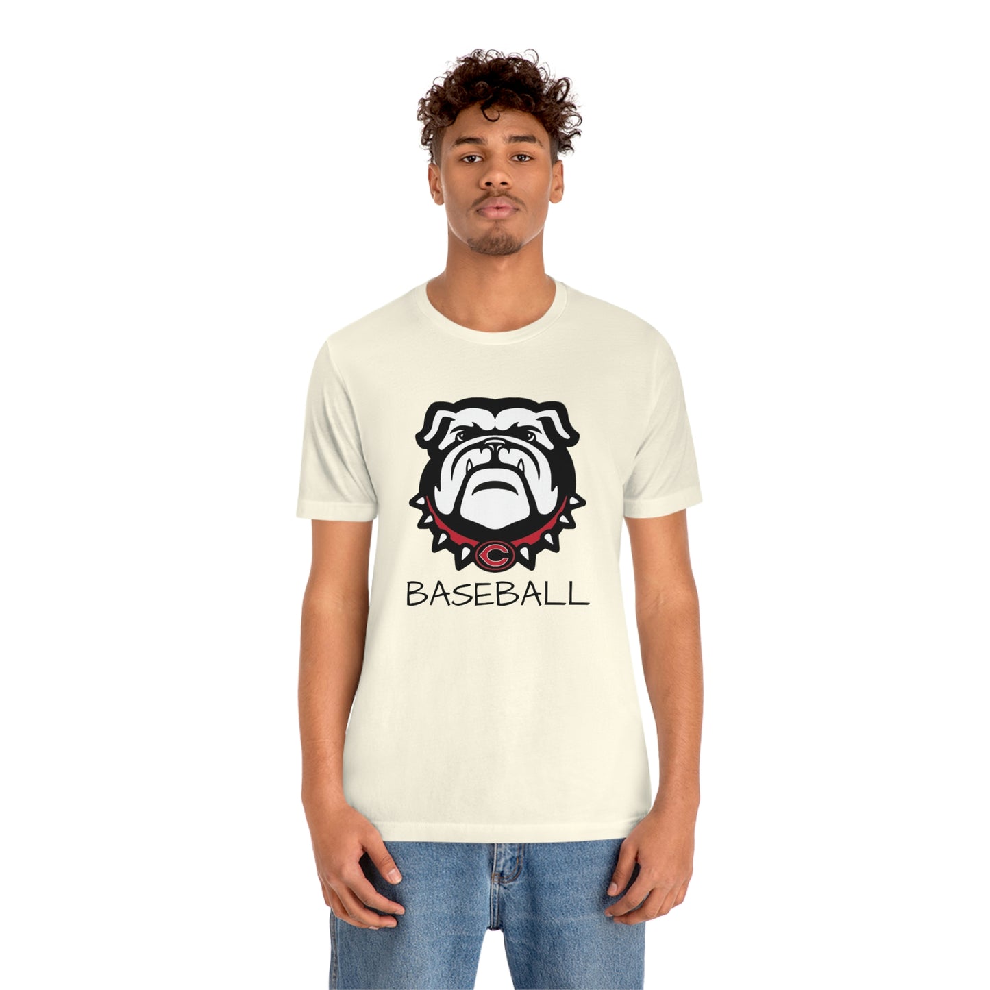 Bulldog Baseball Bella+Canvas 3001 Unisex Jersey Short Sleeve Tee