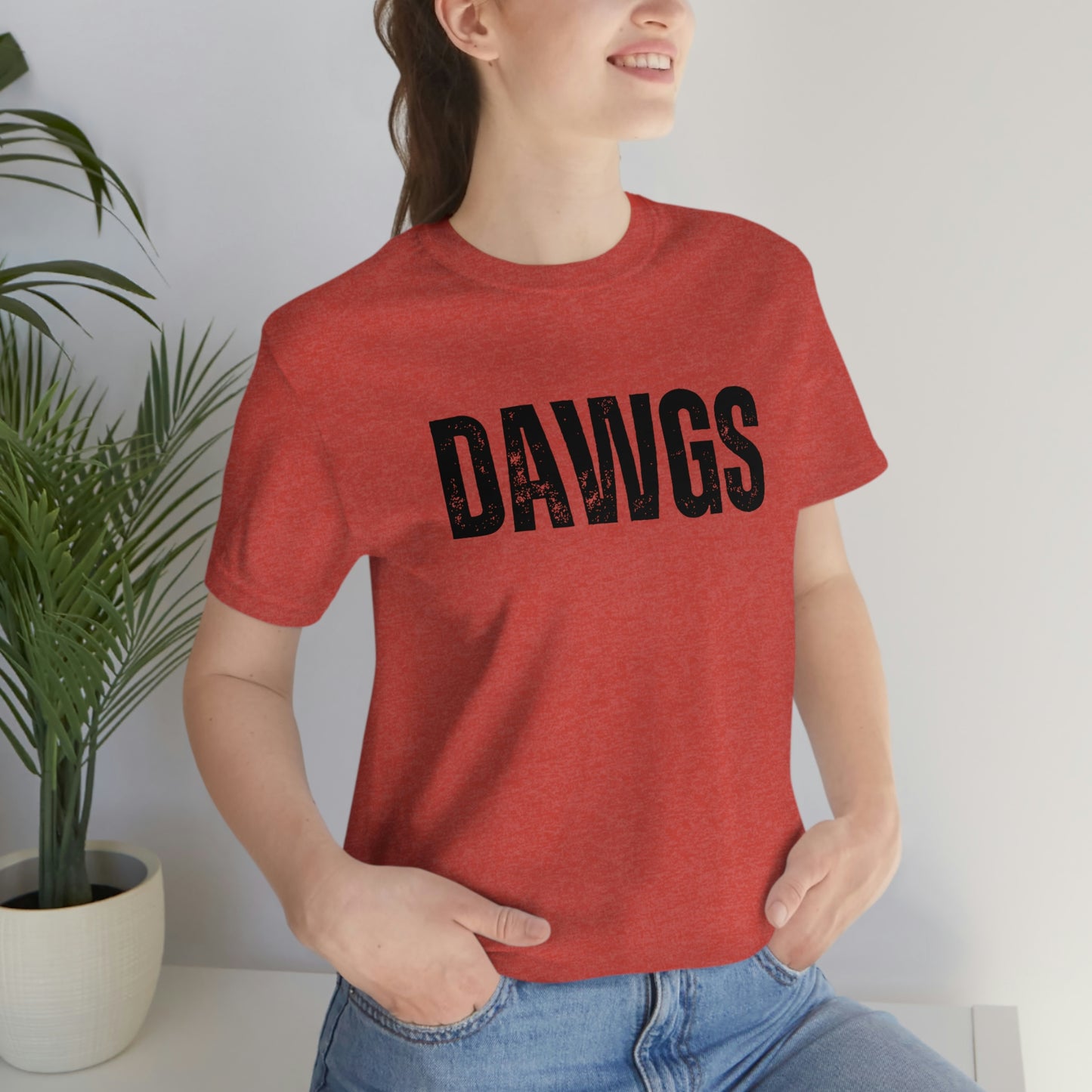 Dawgs Women's and Men's Bella+Canvas 3001 Unisex Jersey Short Sleeve Tee