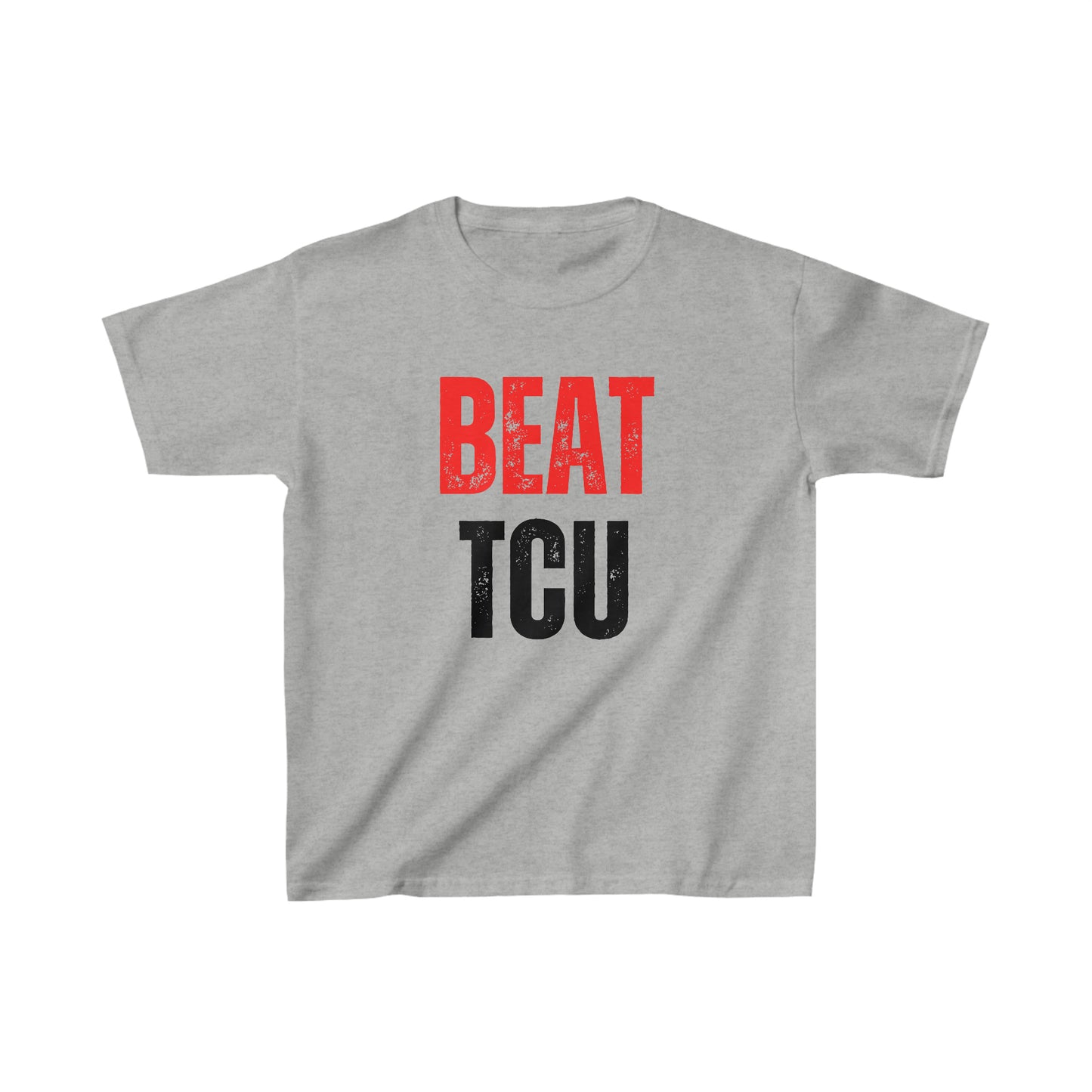 Kids UGA Beat TCU National Championship Shirt Heavy Cotton Tee