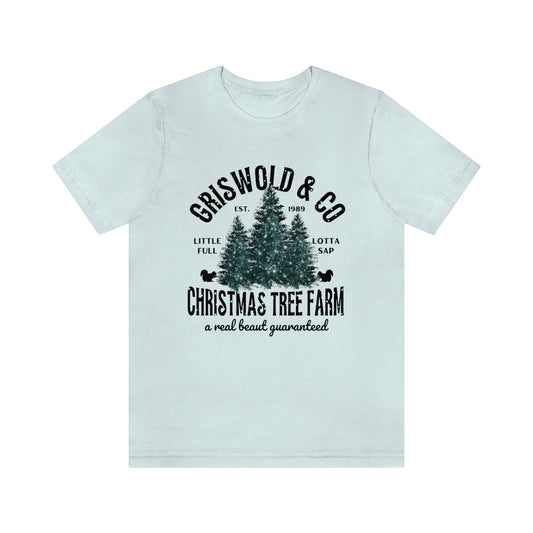 Christmas Griswold Tree Farm Unisex Jersey Short Sleeve Tee