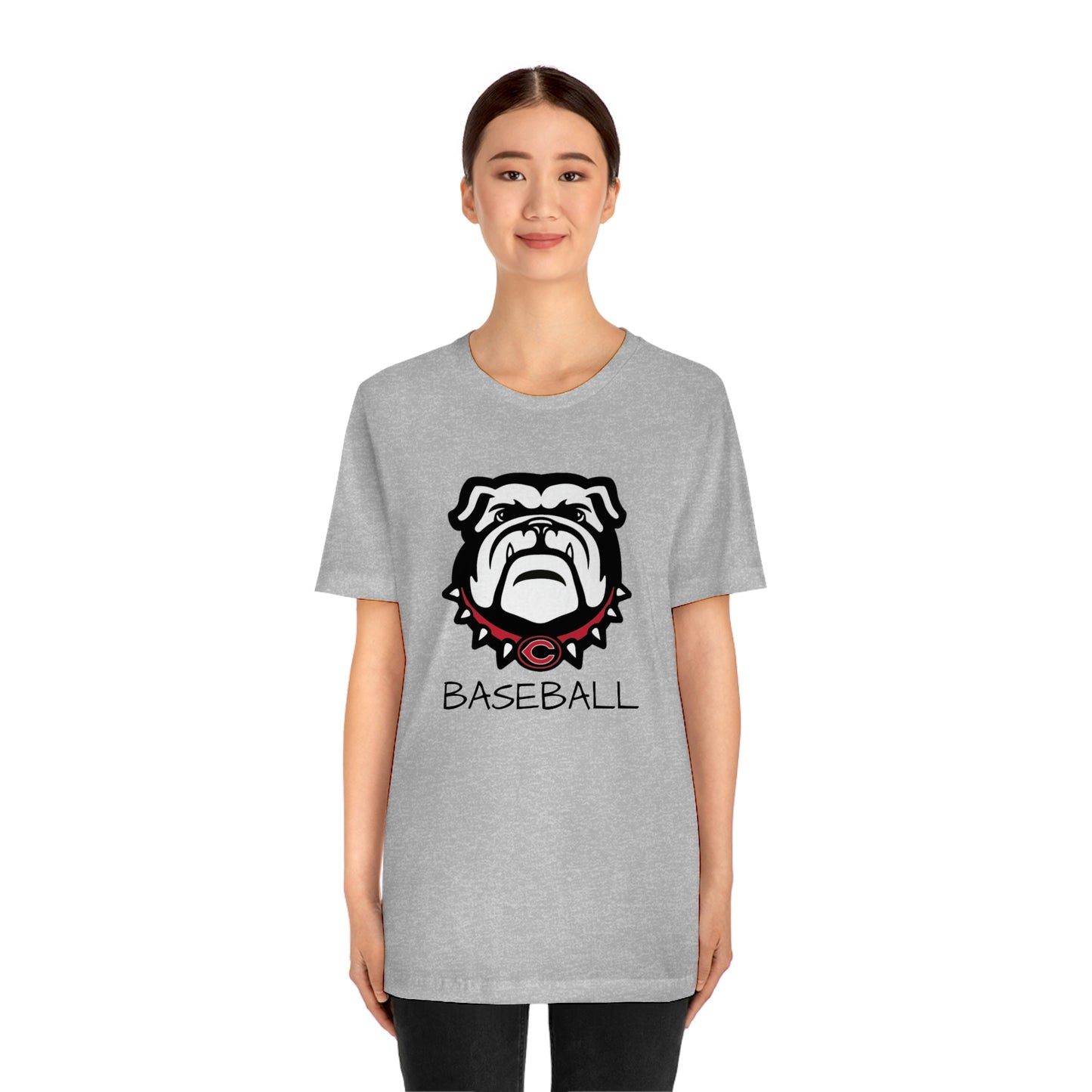 Bulldog Baseball Bella+Canvas 3001 Unisex Jersey Short Sleeve Tee