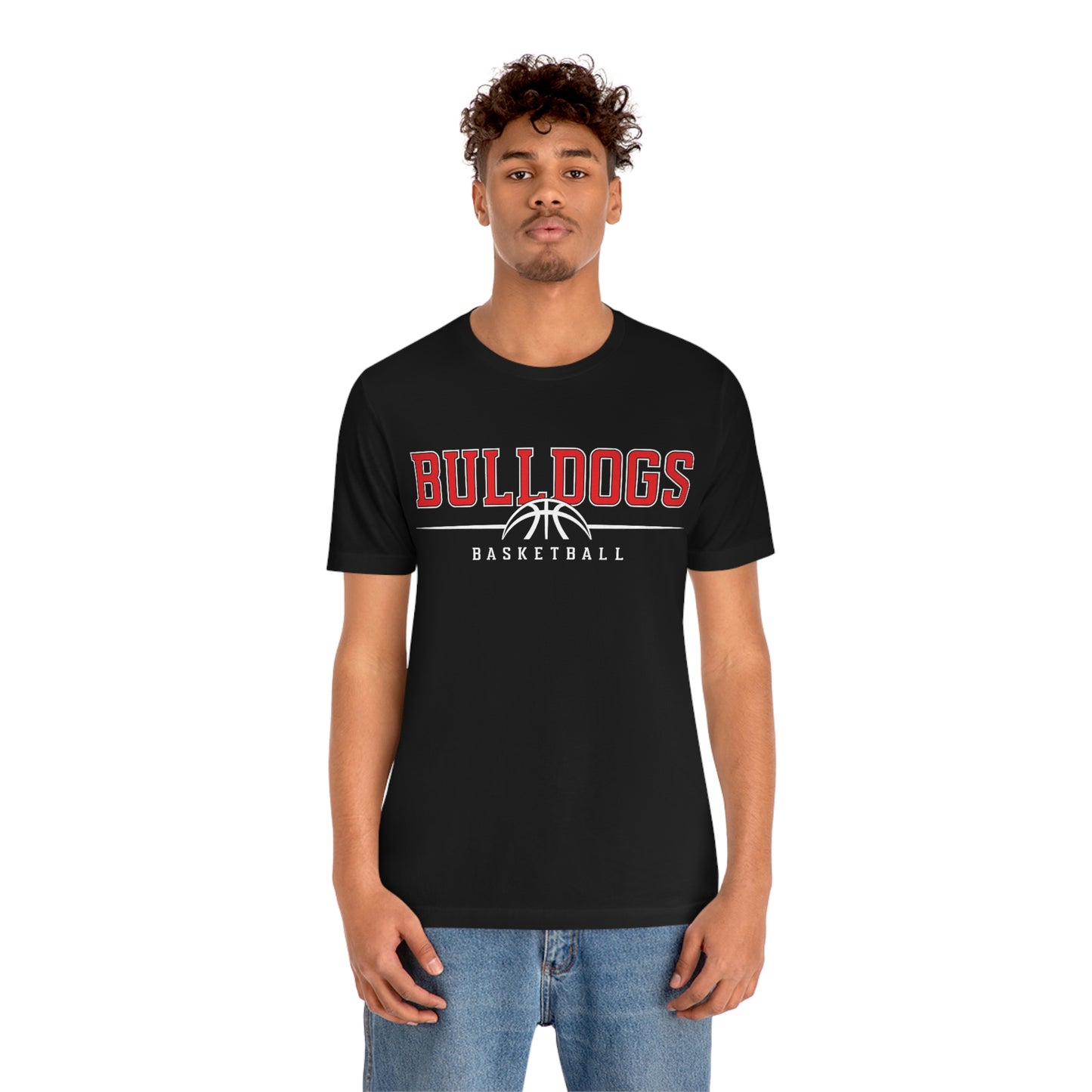 Bulldog Basketball Shirt Soft Style Unisex Jersey Short Sleeve Tee