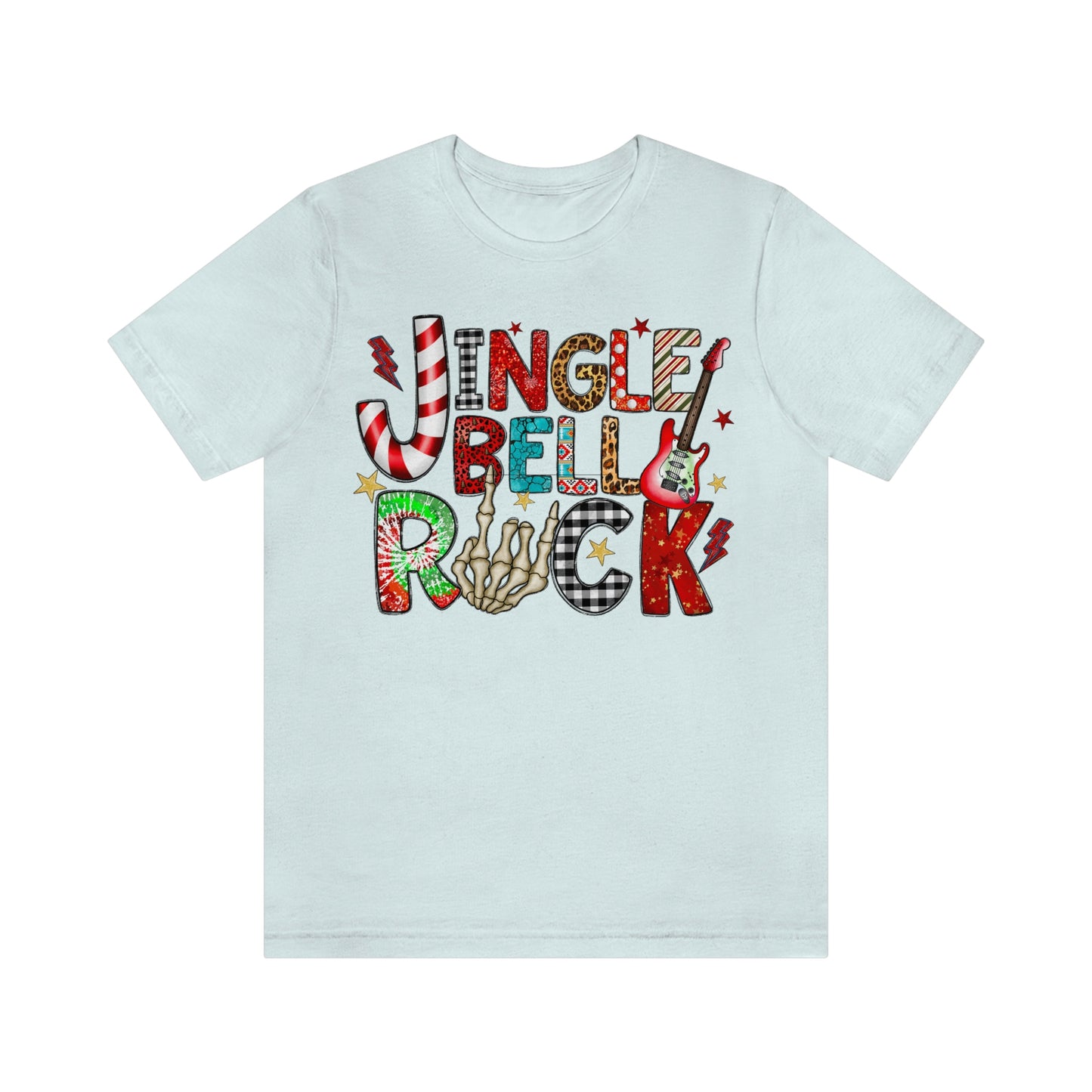 Jingle Bell Rock Women's Christmas Shirt Jersey Short Sleeve Tee