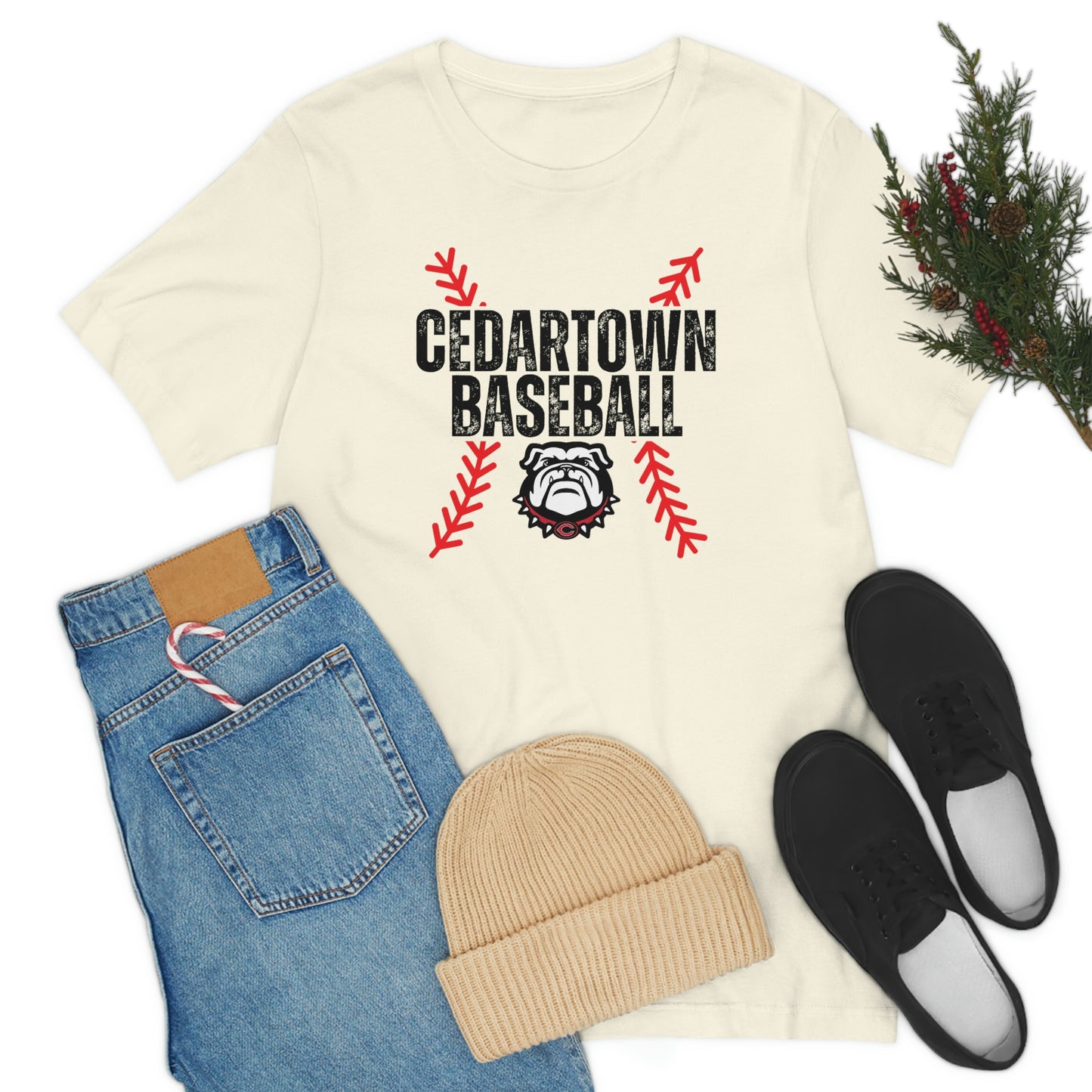 Cedartown Baseball Bella+Canvas 3001 Unisex Jersey Short Sleeve Tee