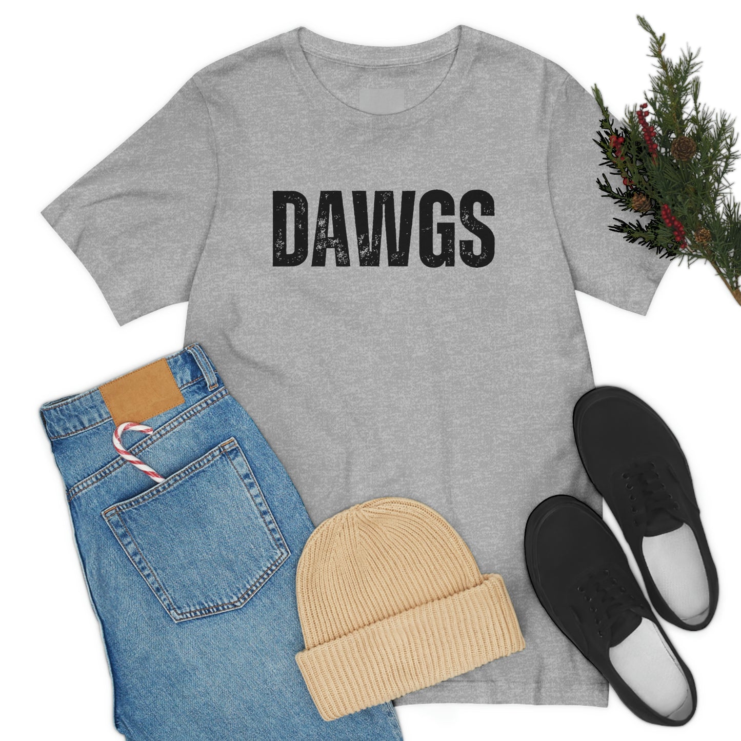 Dawgs Women's and Men's Bella+Canvas 3001 Unisex Jersey Short Sleeve Tee