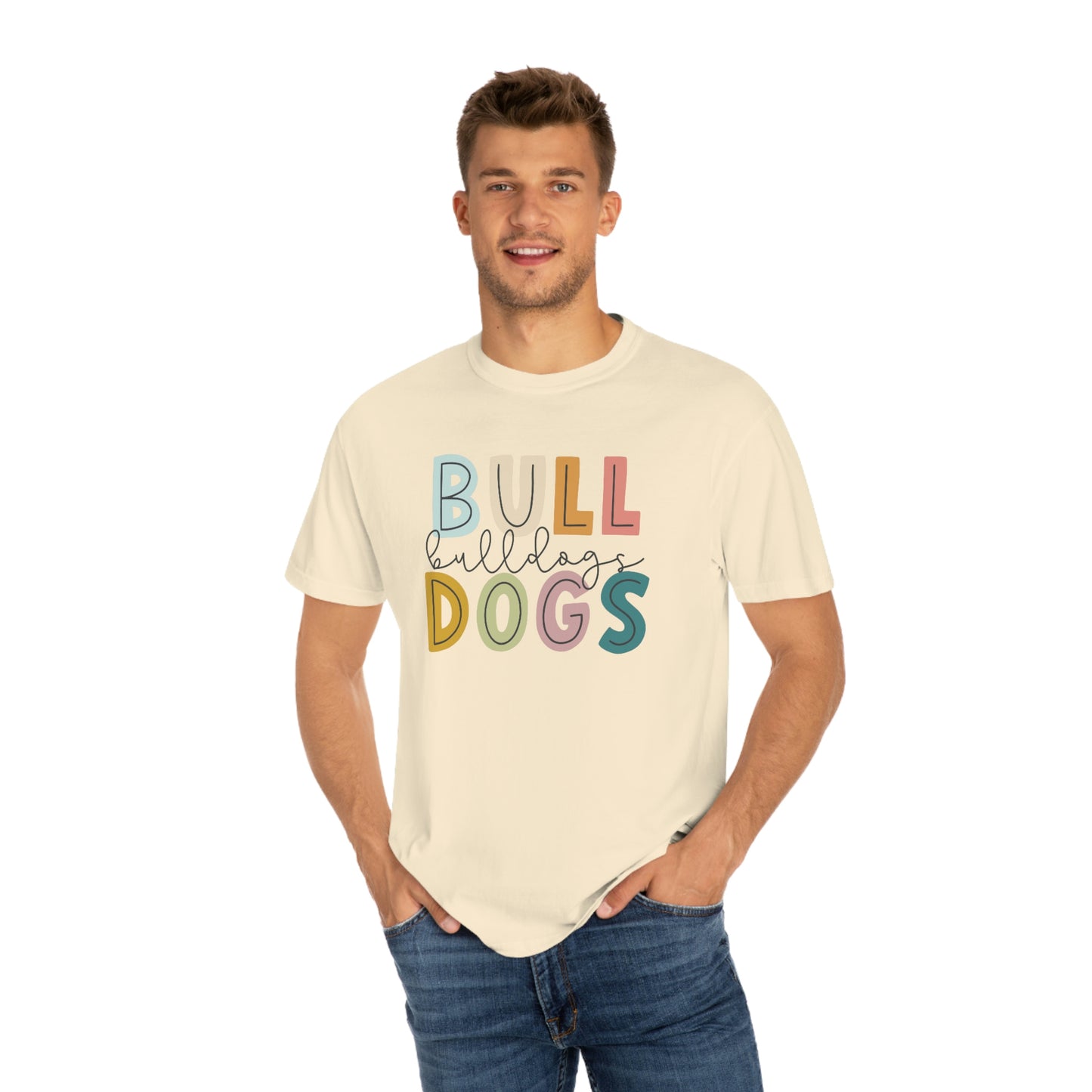 Bulldogs Comfort Colors 1717 Unisex Garment-Dyed T-shirt