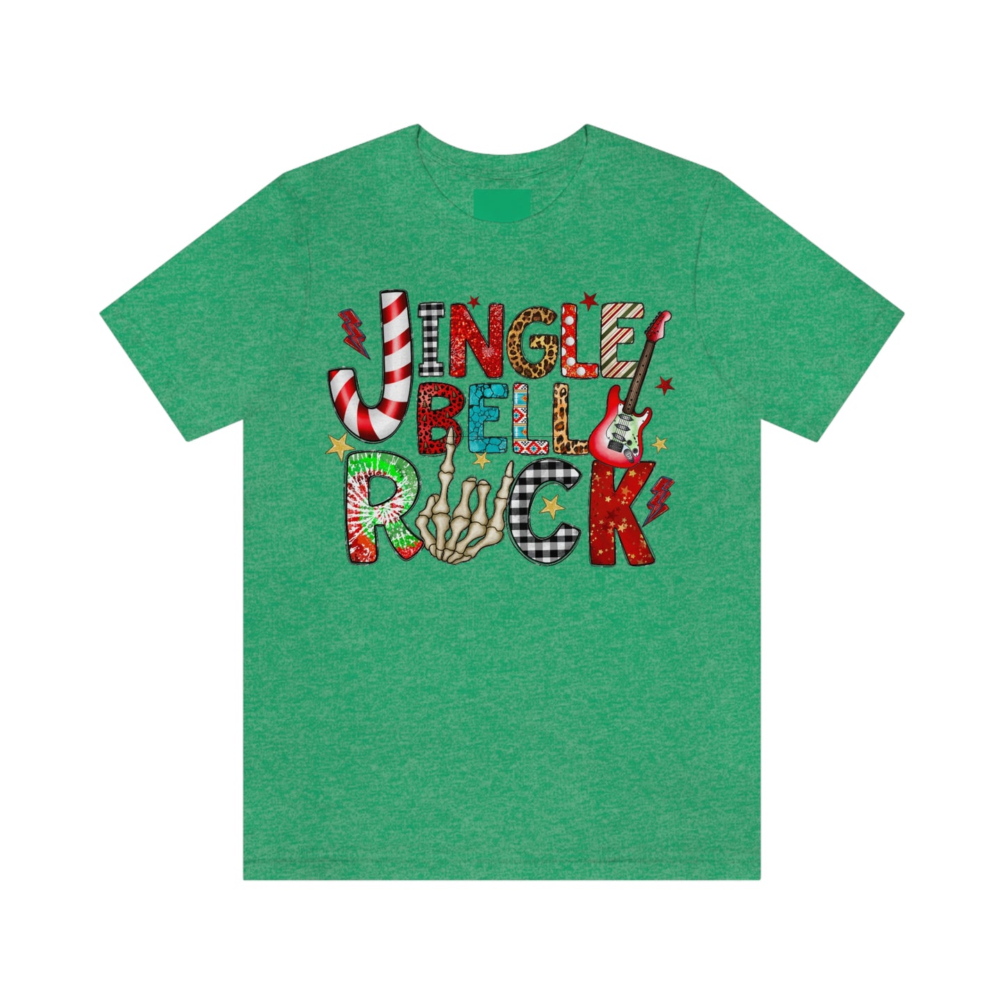 Jingle Bell Rock Women's Christmas Shirt Jersey Short Sleeve Tee