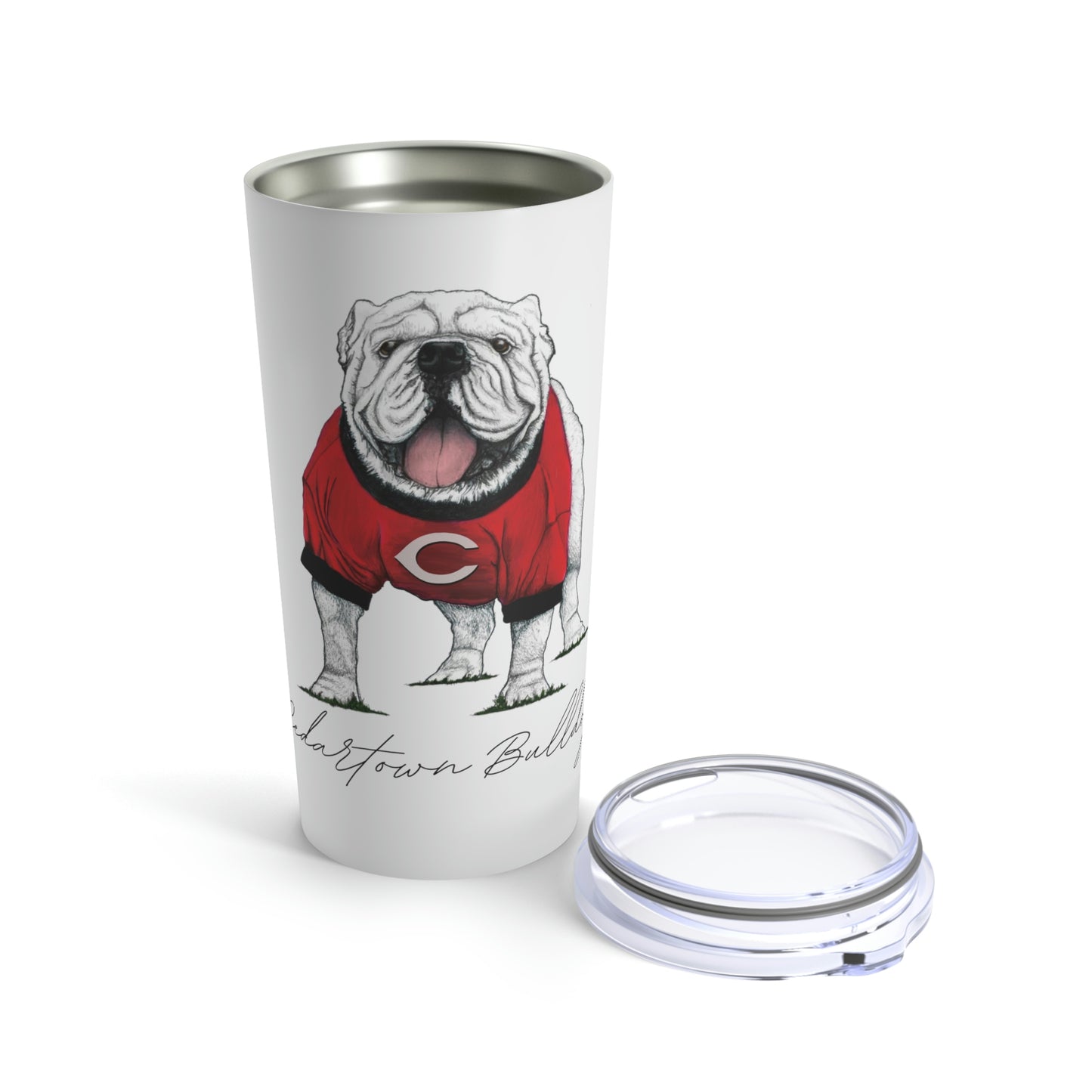 Cedartown Bulldogs Mascot School Spirit Tumbler 20oz