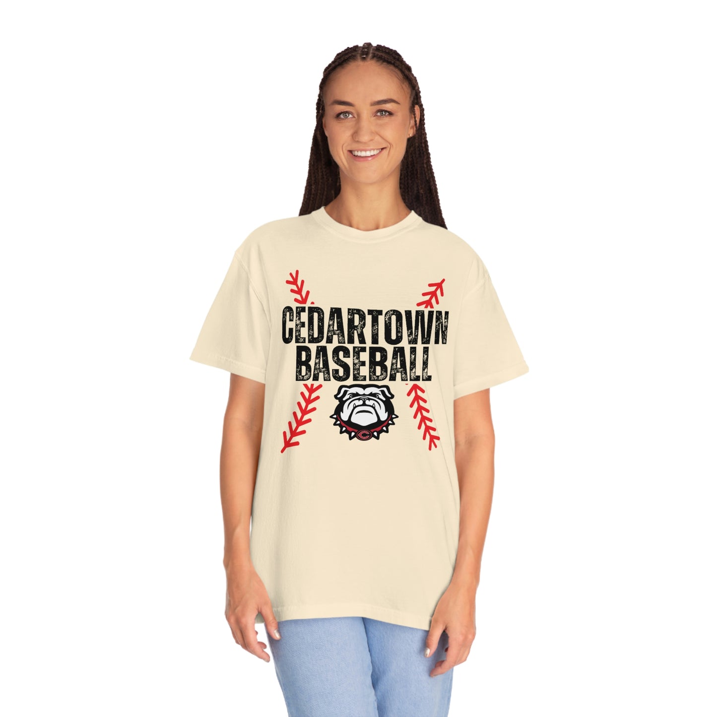 Cedartown Baseball Comfort Colors 1717 Unisex Garment-Dyed T-shirt