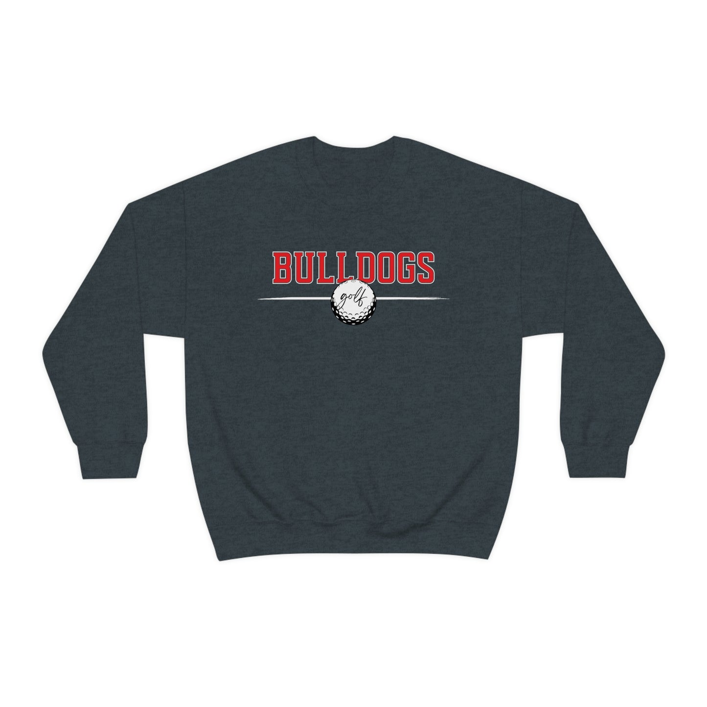 Cedartown Bulldogs Golf Gildan 18000 Unisex Heavy Blend Crewneck Sweatshirt