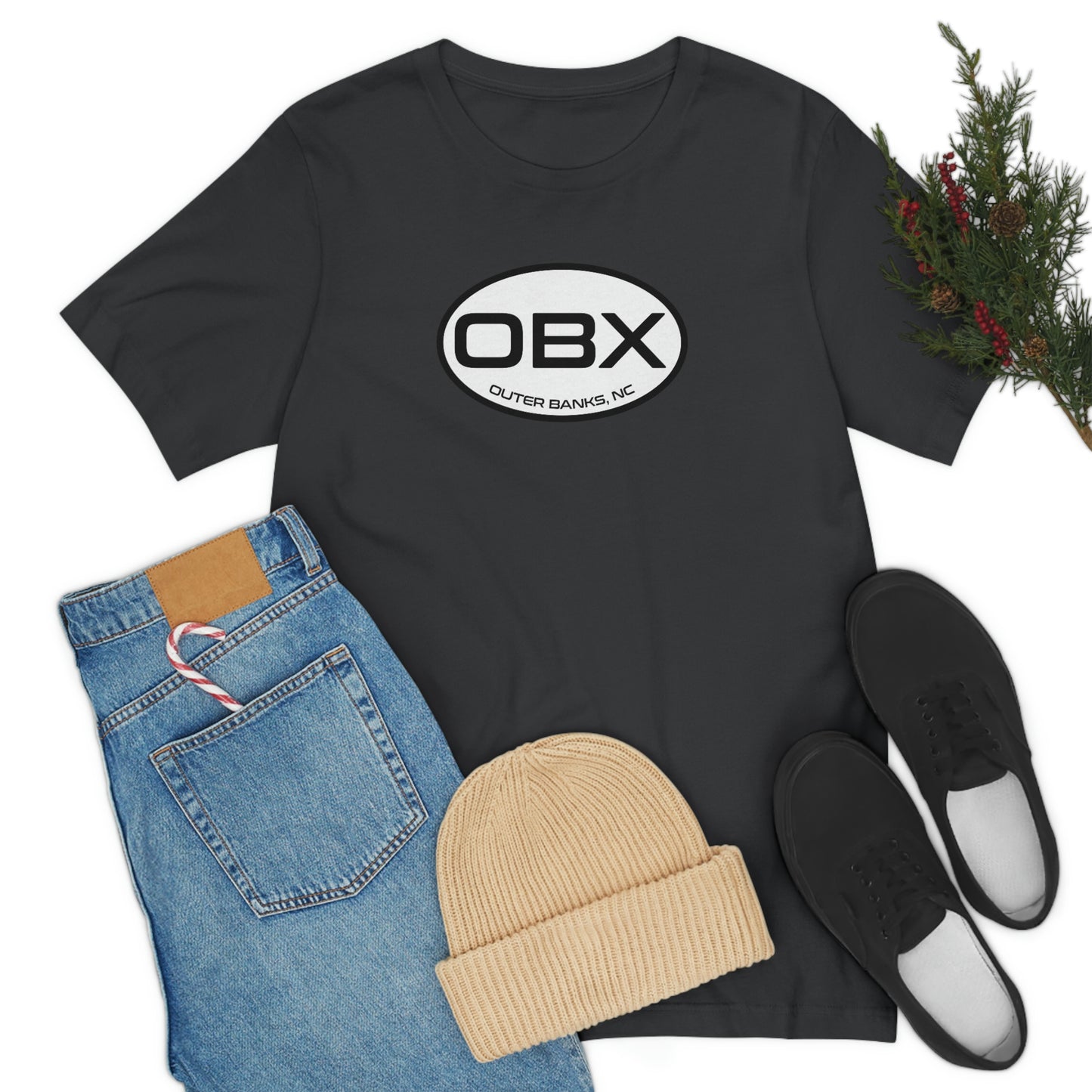 Outer Banks OBX Bella+Canvas 3001 Unisex Jersey Short Sleeve Tee