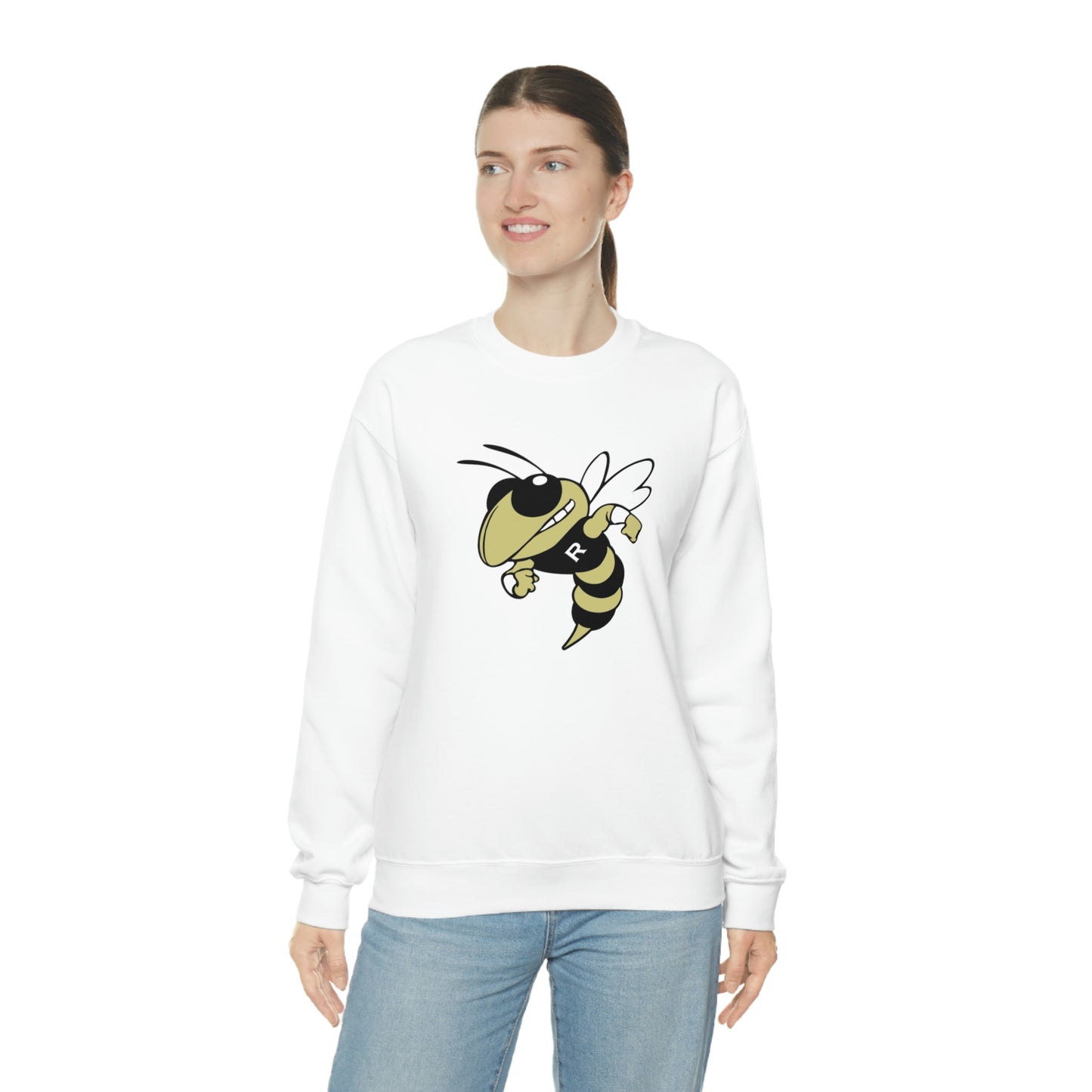 Rockmart Jackets School Spirit Gildan 18000 Unisex Heavy Blend Crewneck Sweatshirt