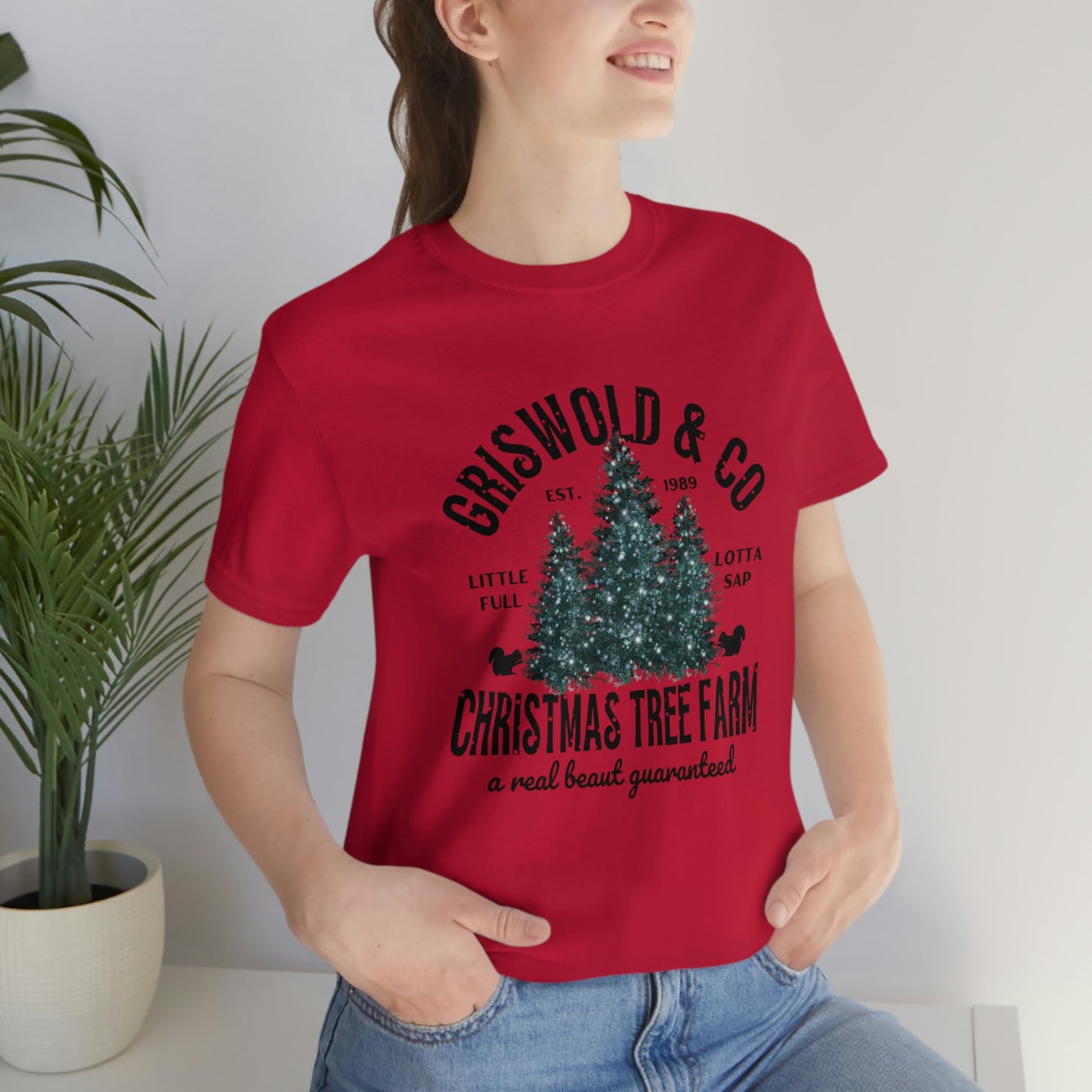 Christmas Griswold Tree Farm Unisex Jersey Short Sleeve Tee