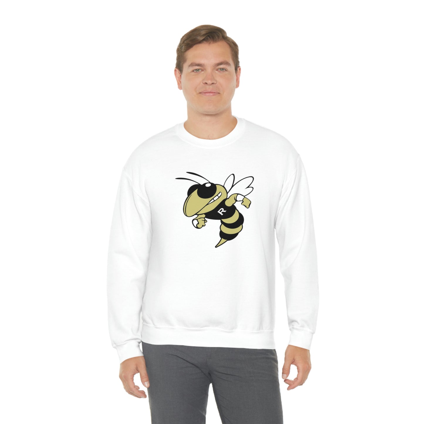 Rockmart Jackets School Spirit Gildan 18000 Unisex Heavy Blend Crewneck Sweatshirt