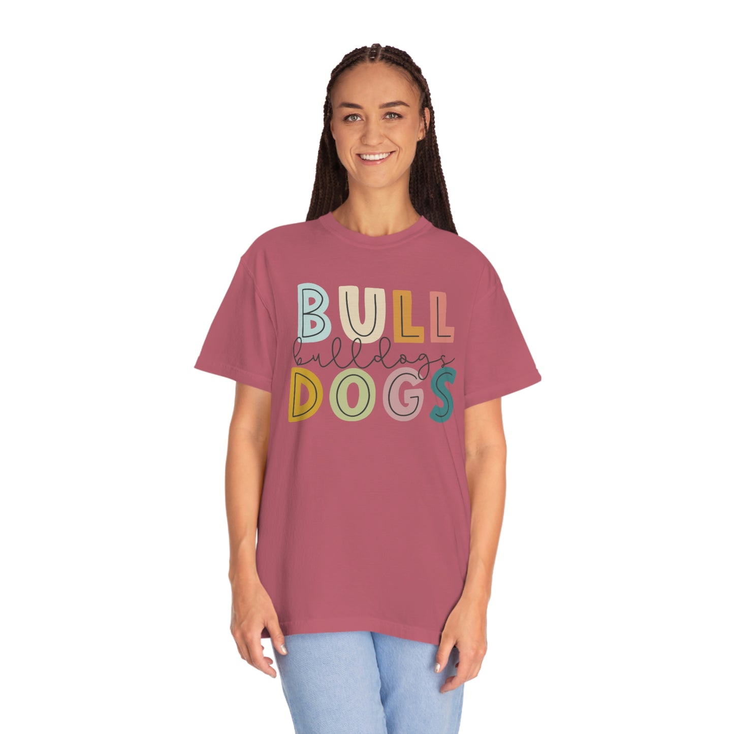 Bulldogs Comfort Colors 1717 Unisex Garment-Dyed T-shirt