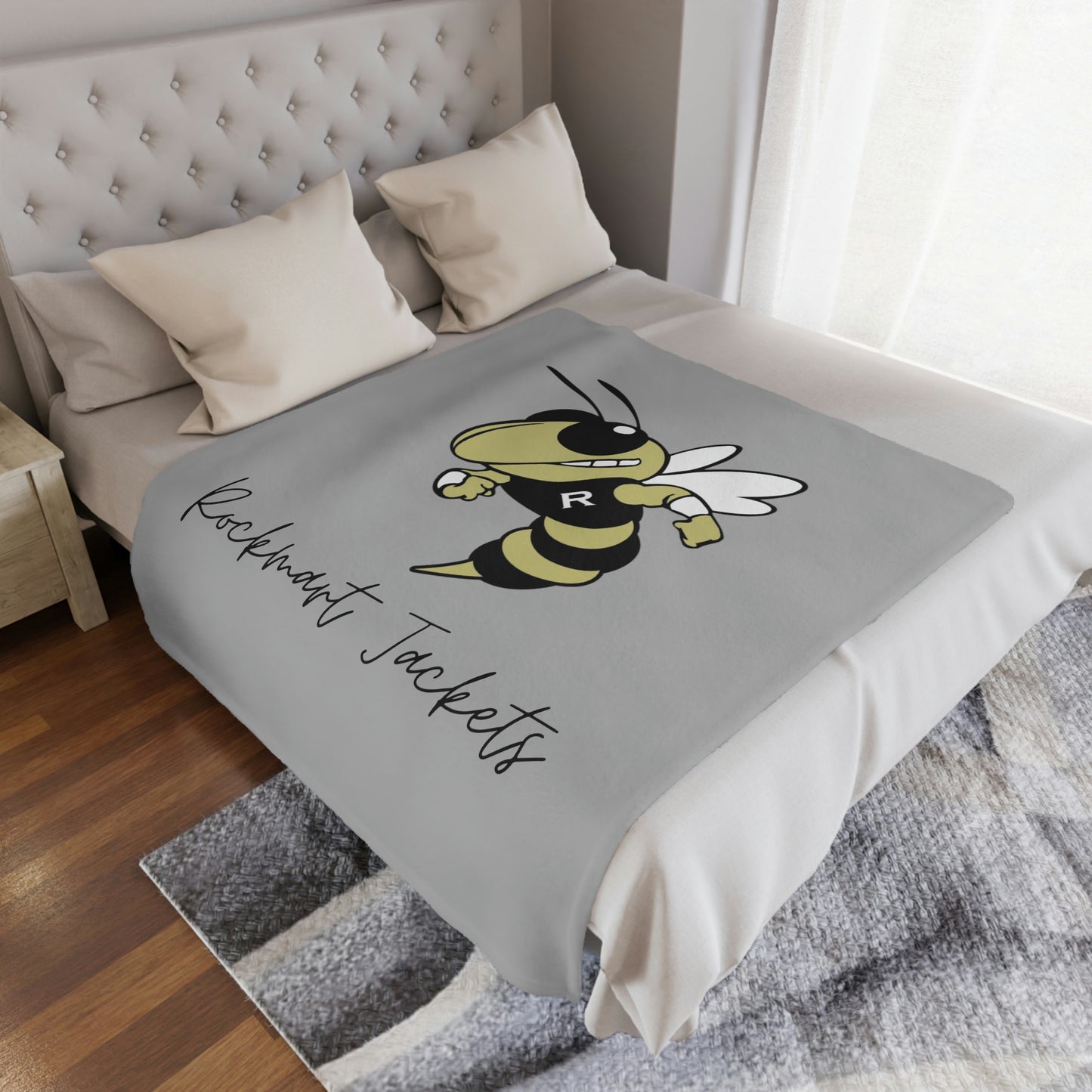 Rockmart Jackets Spirit Minky Blanket