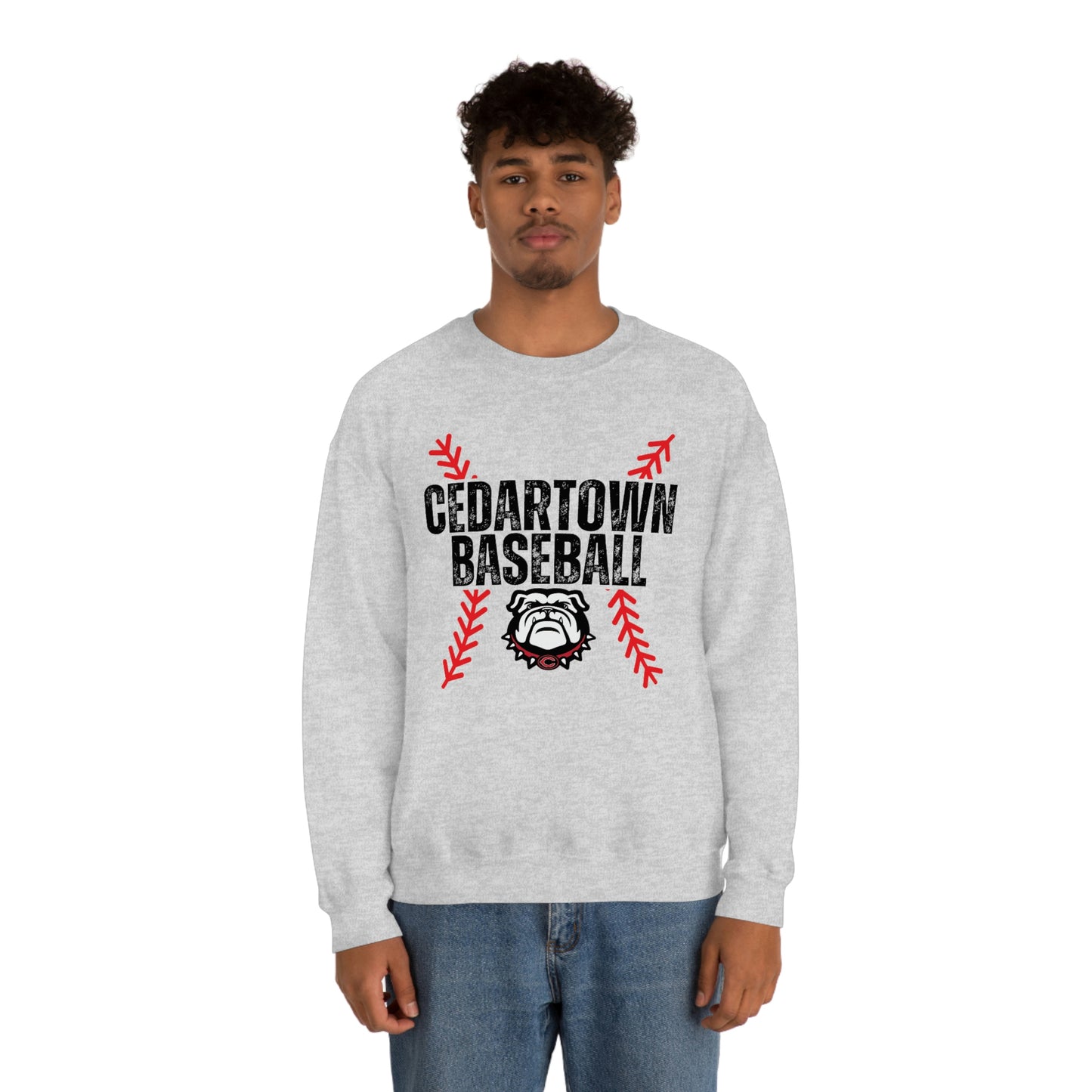 Cedartown Baseball Gildan 18000 Unisex Heavy Blend Crewneck Sweatshirt