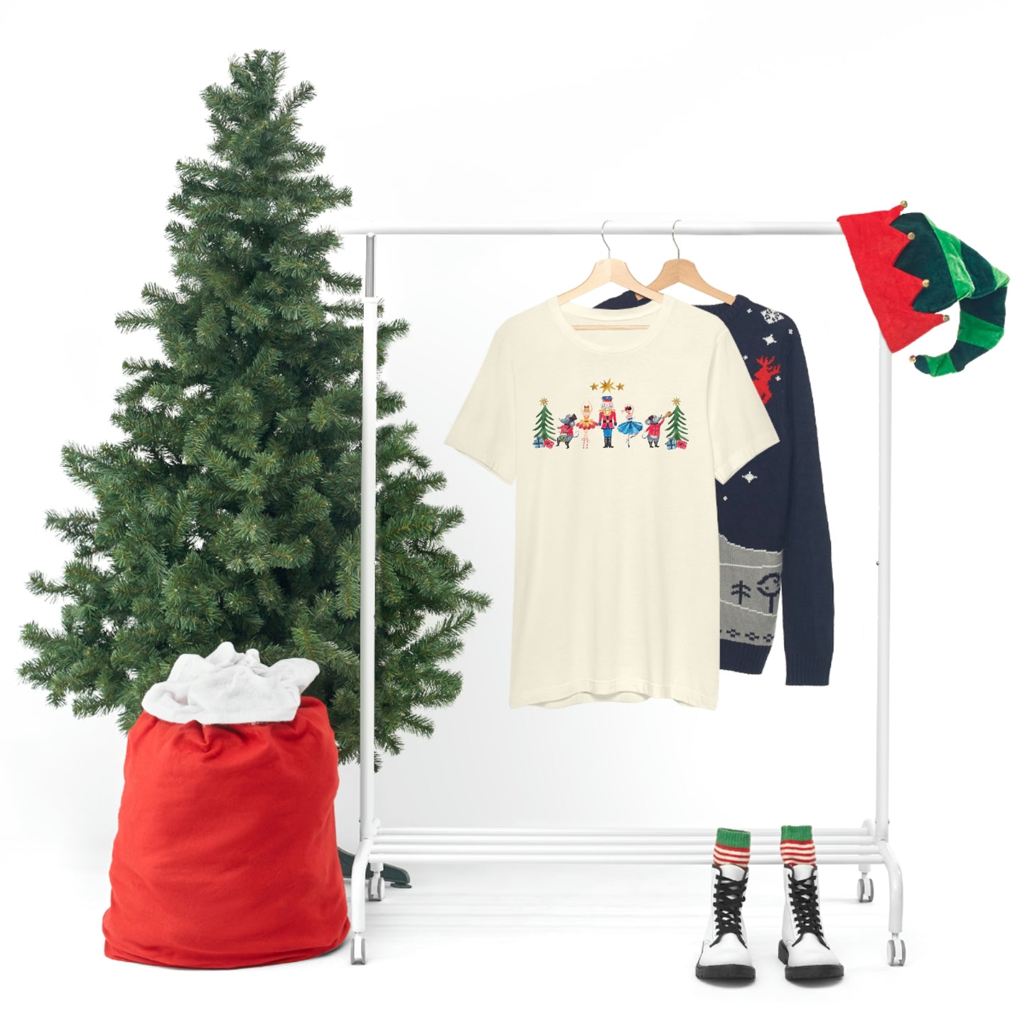 Nutcracker Christmas Unisex Jersey Short Sleeve Tee