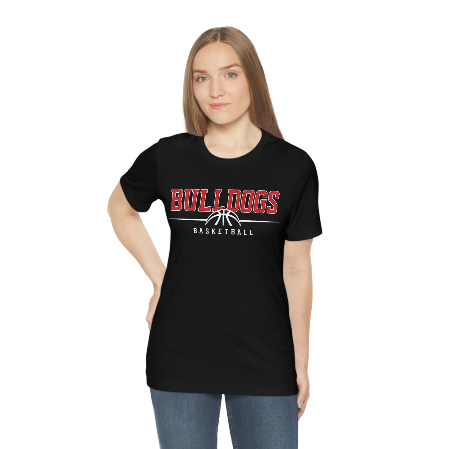 Bulldog Basketball Shirt Soft Style Unisex Jersey Short Sleeve Tee