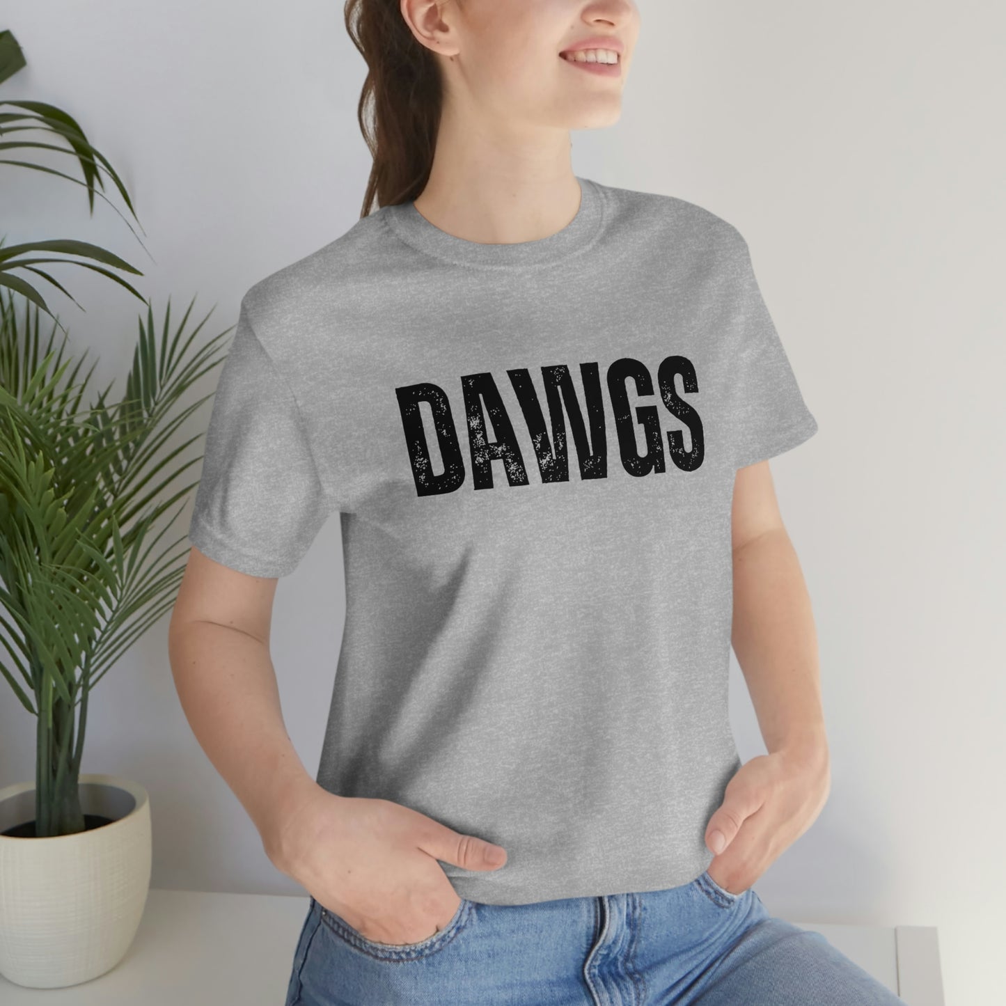 Dawgs Women's and Men's Bella+Canvas 3001 Unisex Jersey Short Sleeve Tee