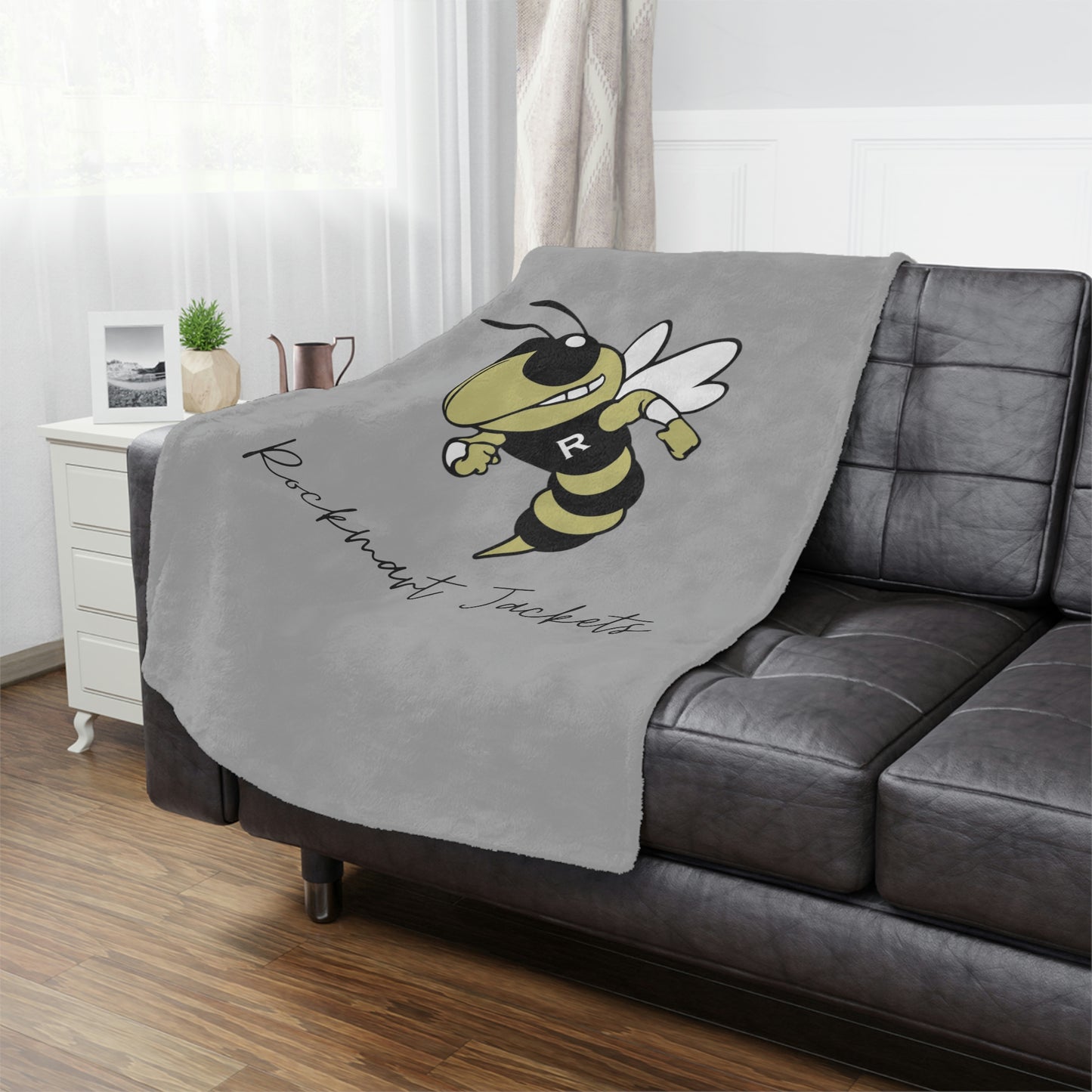 Rockmart Jackets Spirit Minky Blanket