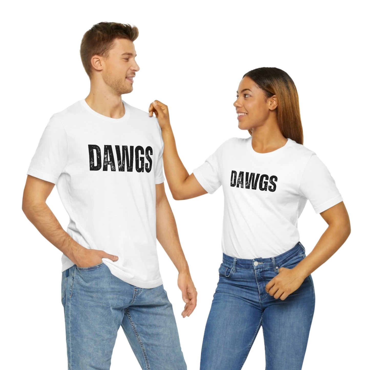 Dawgs Women's and Men's Bella+Canvas 3001 Unisex Jersey Short Sleeve Tee