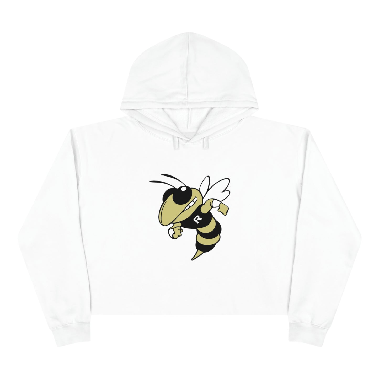 Rockmart Jackets Mascot School Spirit Crop Hoodie