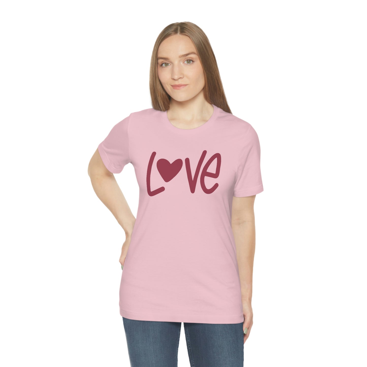 Love Valentine Shirt Unisex Jersey Short Sleeve Tee