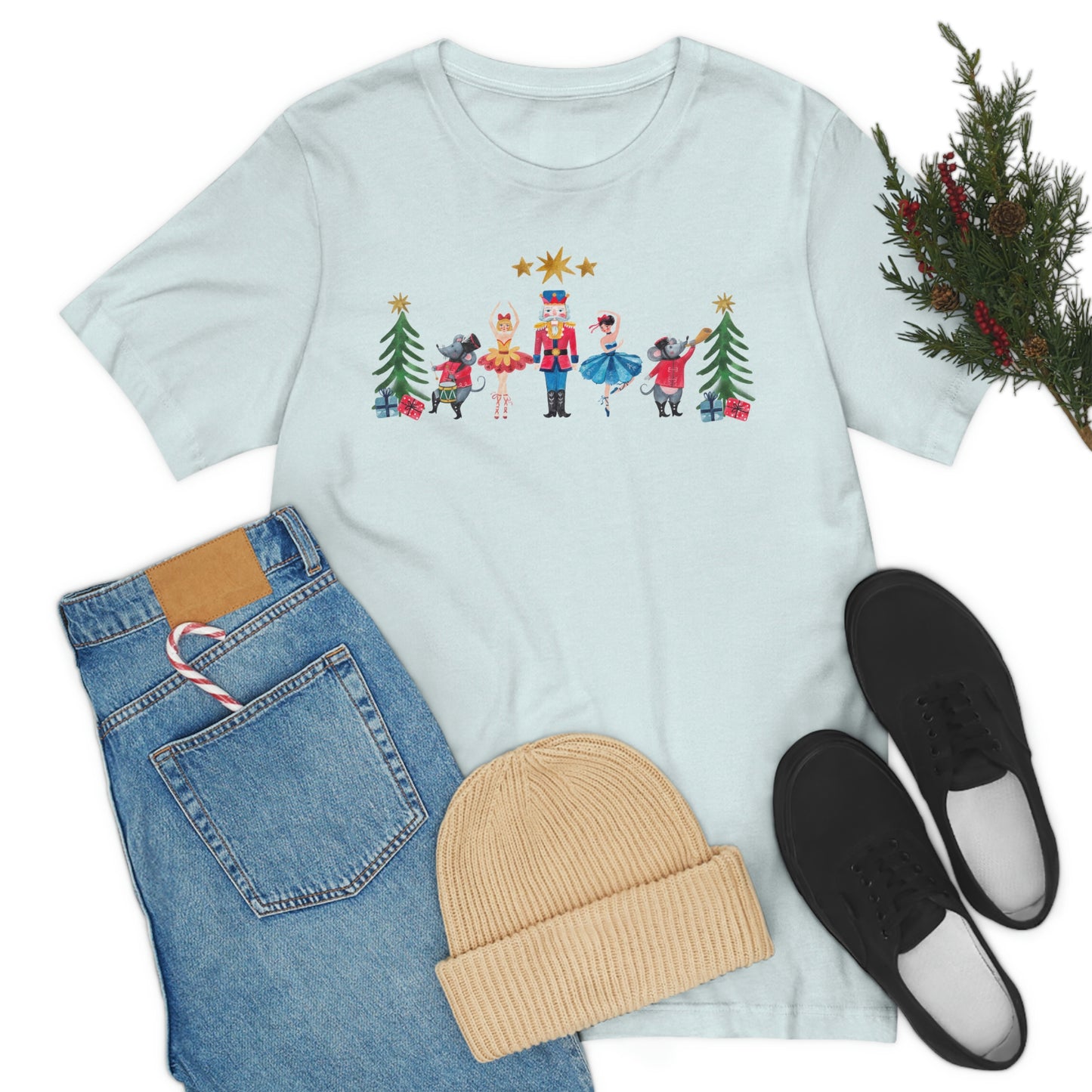 Nutcracker Christmas Unisex Jersey Short Sleeve Tee