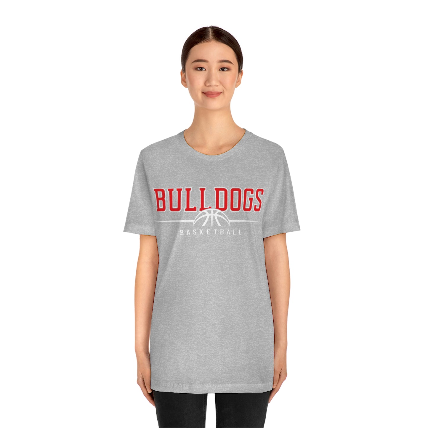 Bulldog Basketball Shirt Soft Style Unisex Jersey Short Sleeve Tee