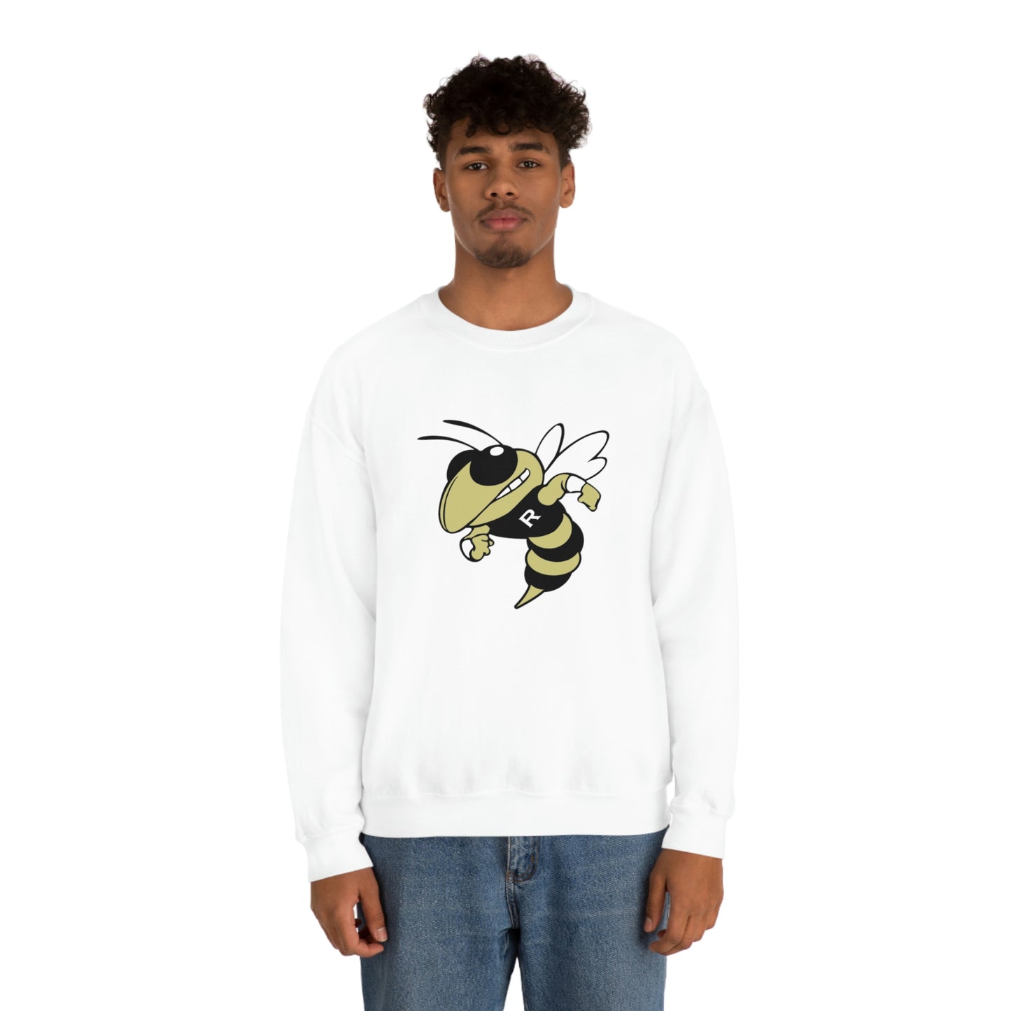 Rockmart Jackets School Spirit Gildan 18000 Unisex Heavy Blend Crewneck Sweatshirt