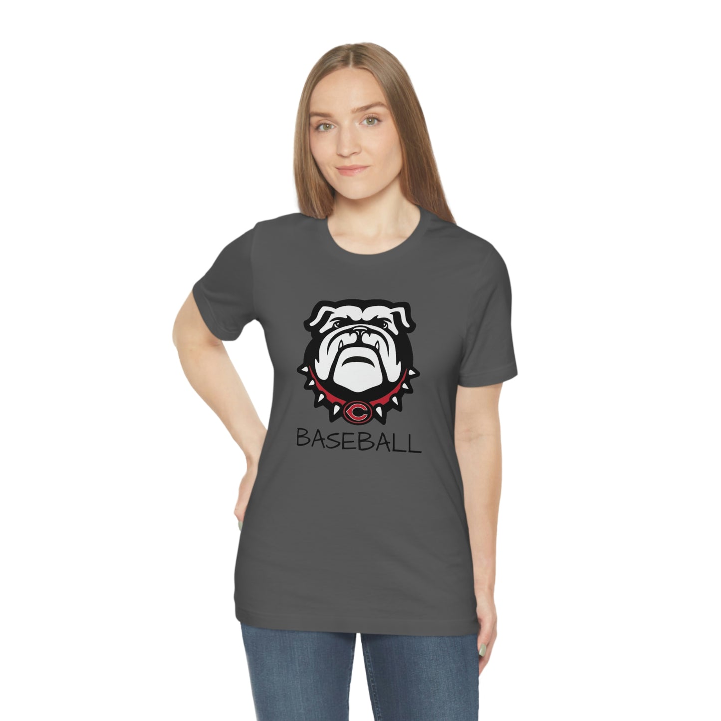 Bulldog Baseball Bella+Canvas 3001 Unisex Jersey Short Sleeve Tee