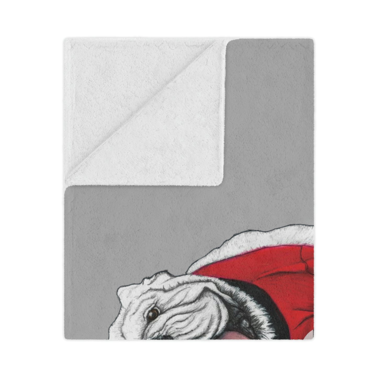 Cedartown Bulldogs Mascot School Spirit Minky Blanket