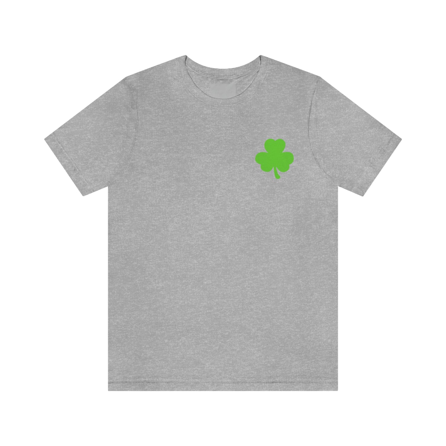 St. Patrick's Day American Flag Bella+Canvas 3001 Unisex Jersey Short Sleeve Tee