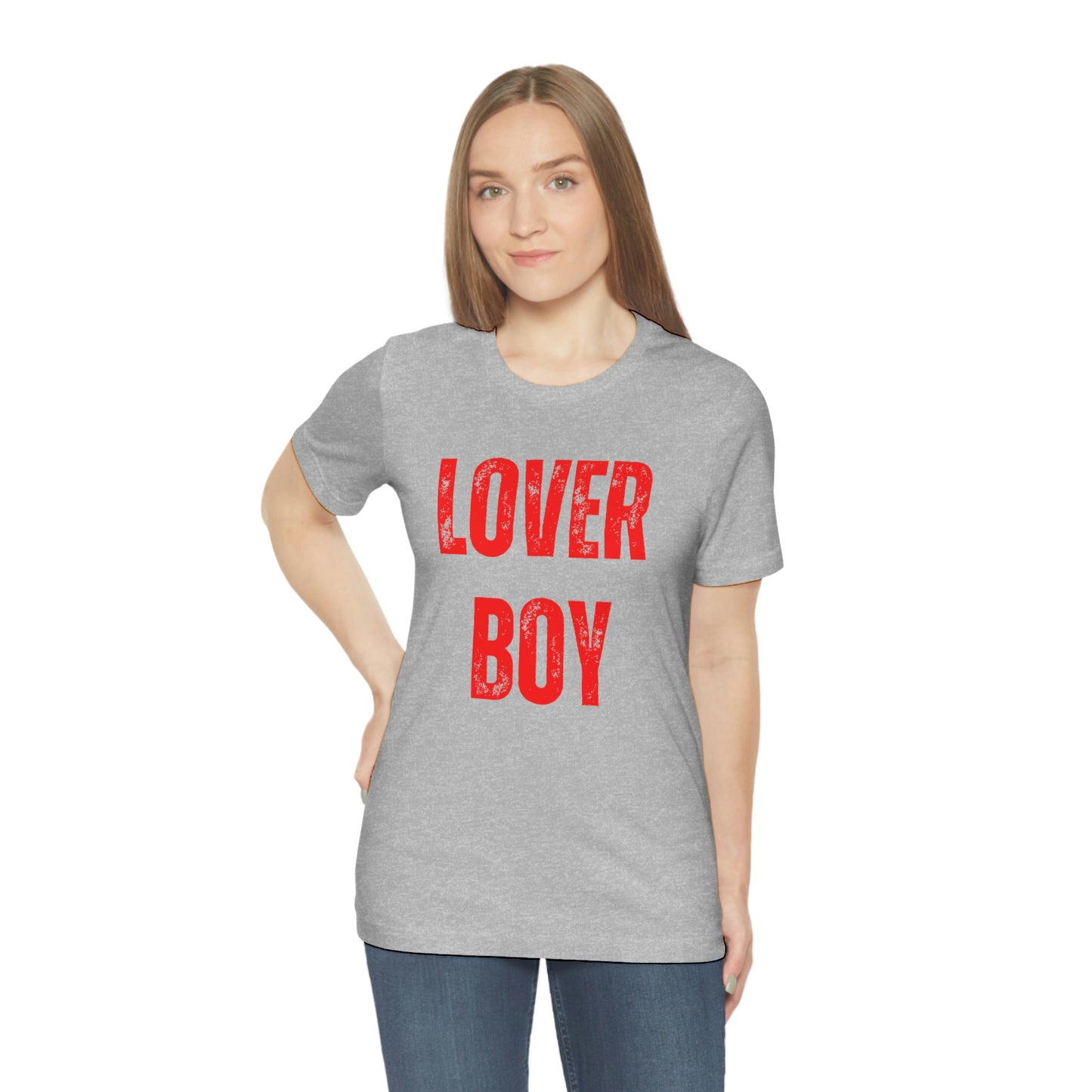 Men's Lover Boy Valentine Shirt Unisex Jersey Short Sleeve Tee