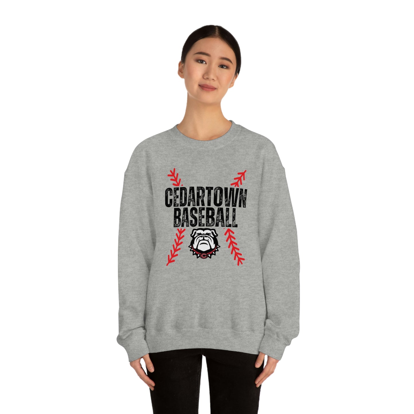 Cedartown Baseball Gildan 18000 Unisex Heavy Blend Crewneck Sweatshirt