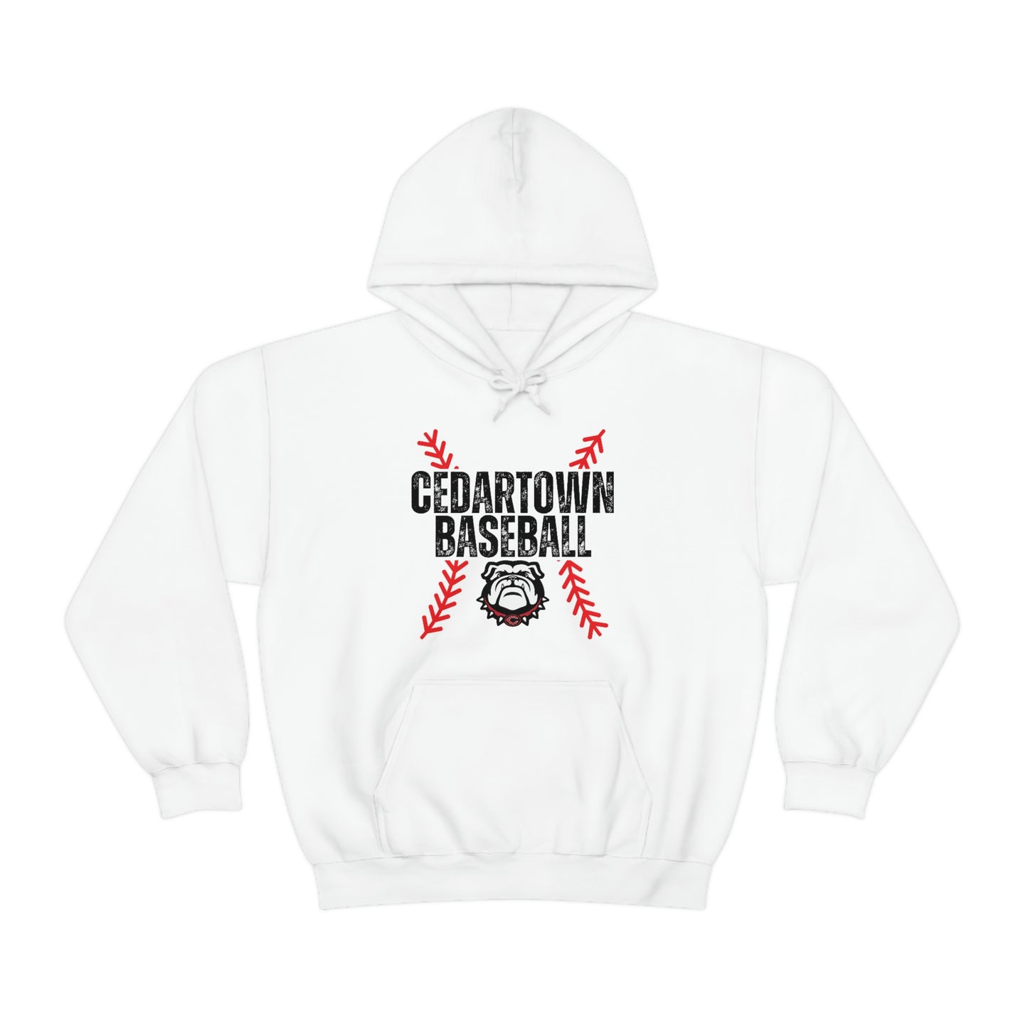 Cedartown Baseball Gildan 18500 Unisex Heavy Blend Hooded Sweatshirt with Pockets