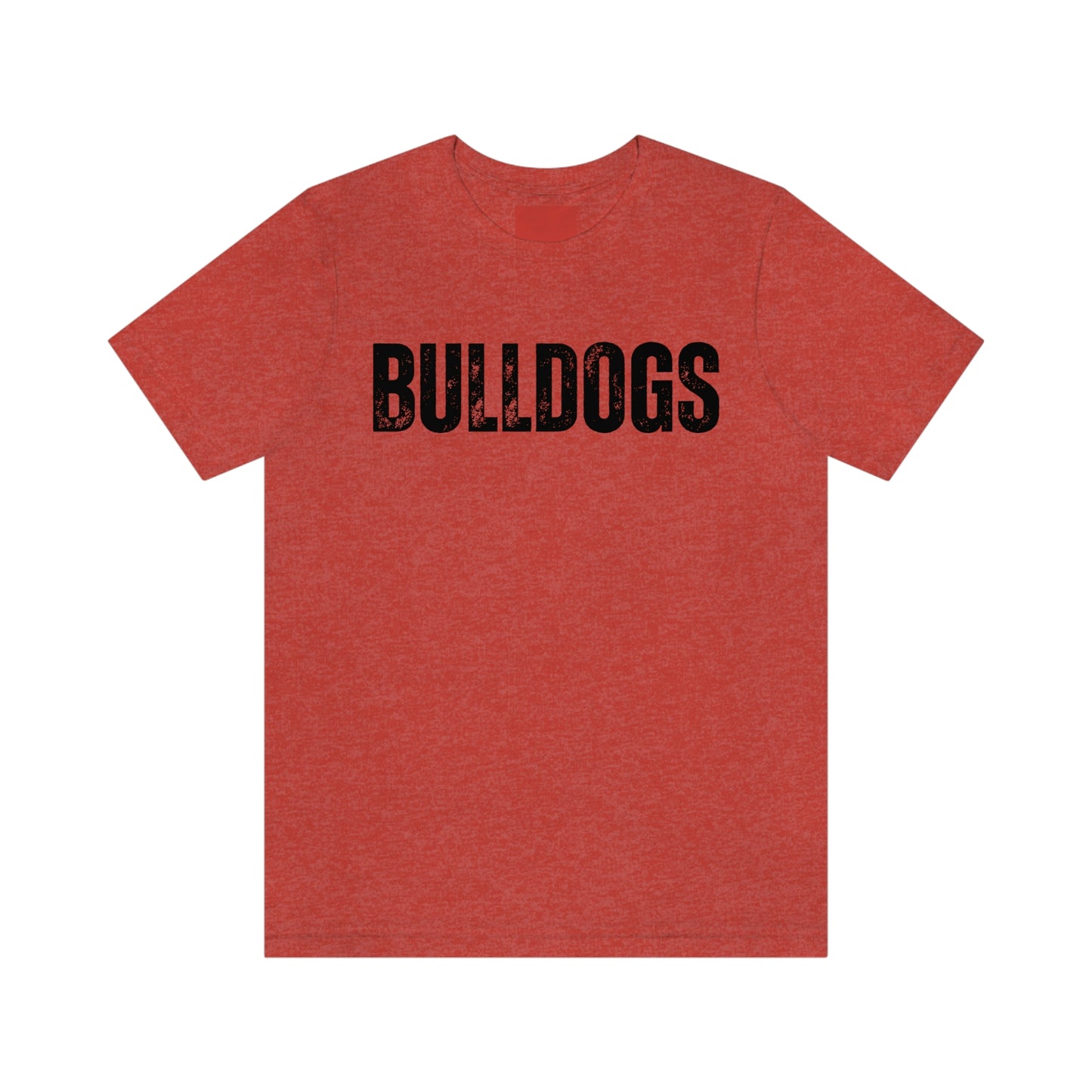 Bulldogs Women's and Men's Unisex Jersey Short Sleeve Tee Bella+Canvas 3001