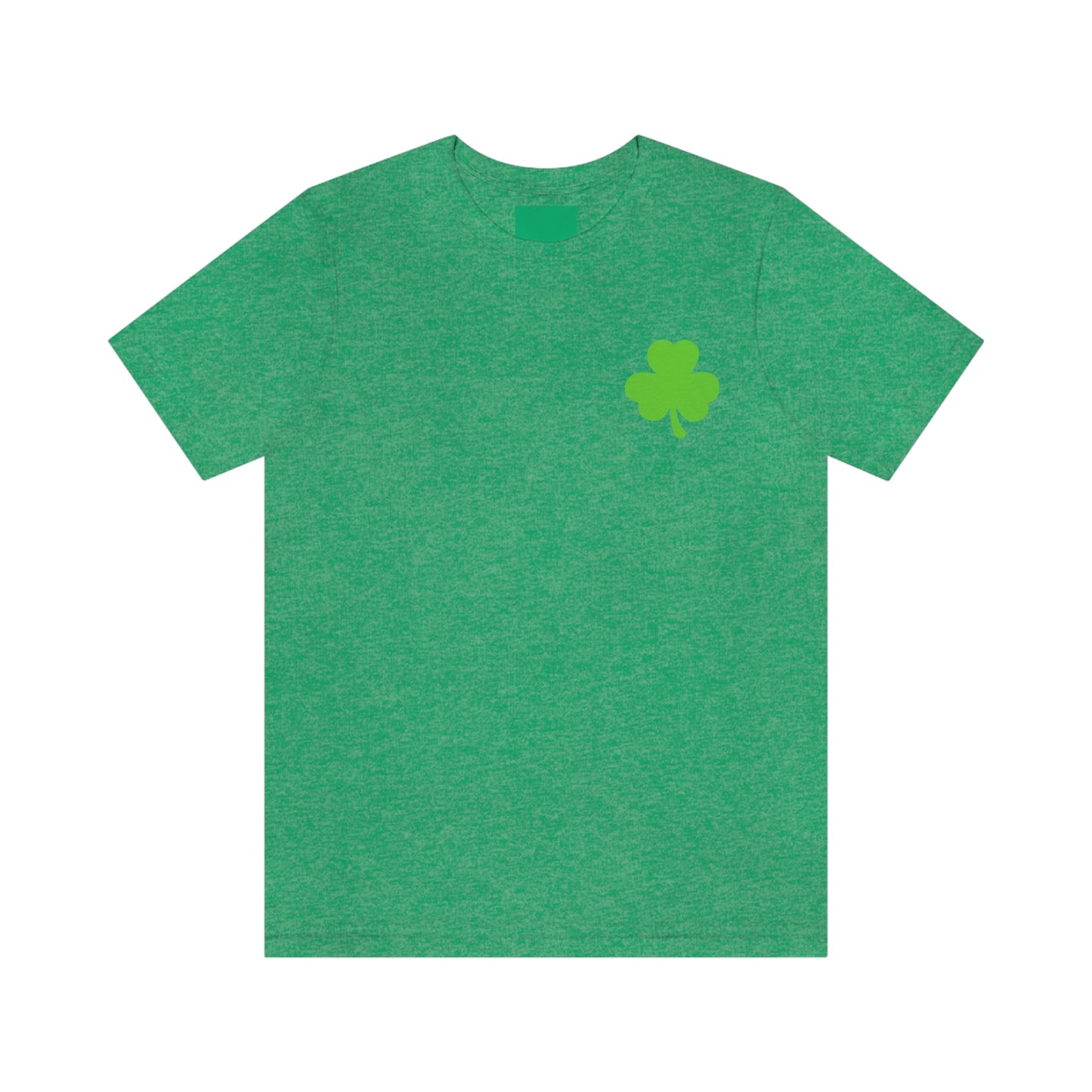 St. Patrick's Day American Flag Bella+Canvas 3001 Unisex Jersey Short Sleeve Tee