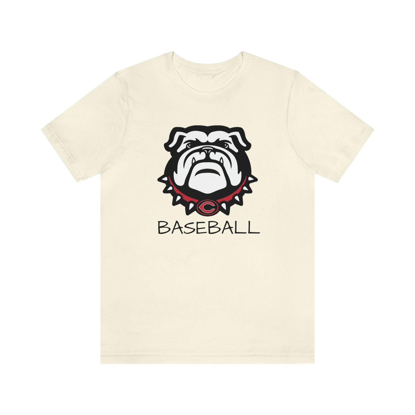 Bulldog Baseball Bella+Canvas 3001 Unisex Jersey Short Sleeve Tee