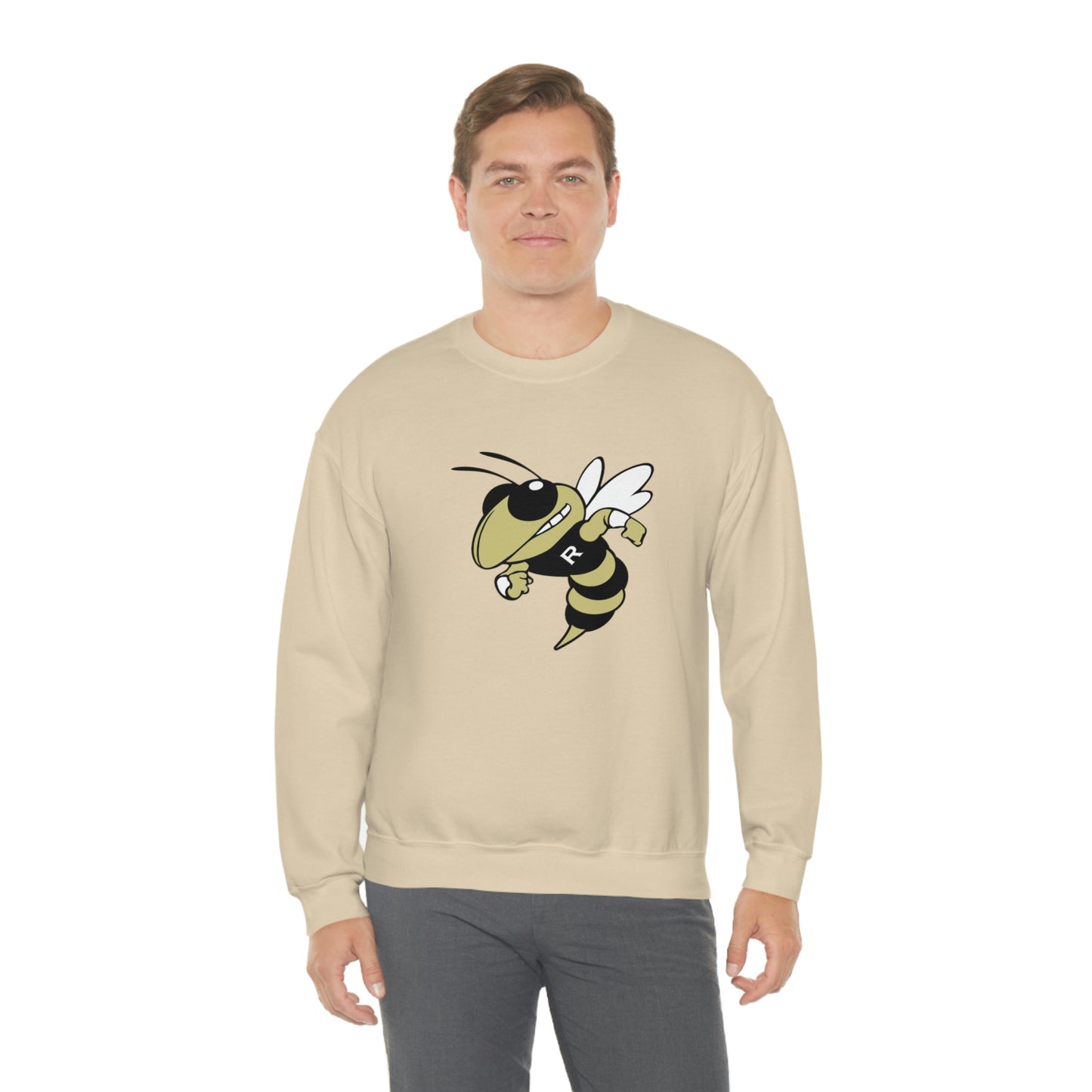 Rockmart Jackets School Spirit Gildan 18000 Unisex Heavy Blend Crewneck Sweatshirt