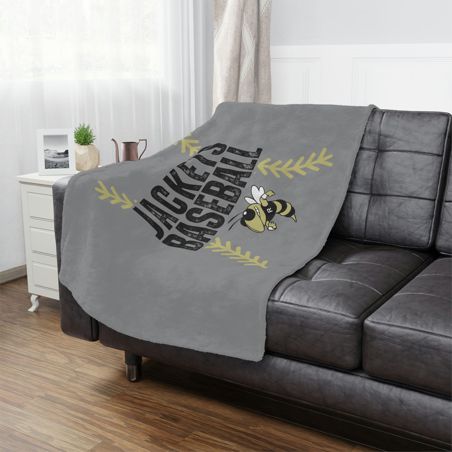 Jackets Baseball Minky Blanket