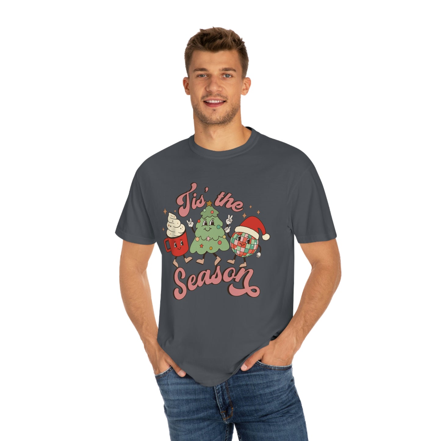 Tis' the Season Christmas Shirt Unisex Garment-Dyed Comfort Colors T-shirt